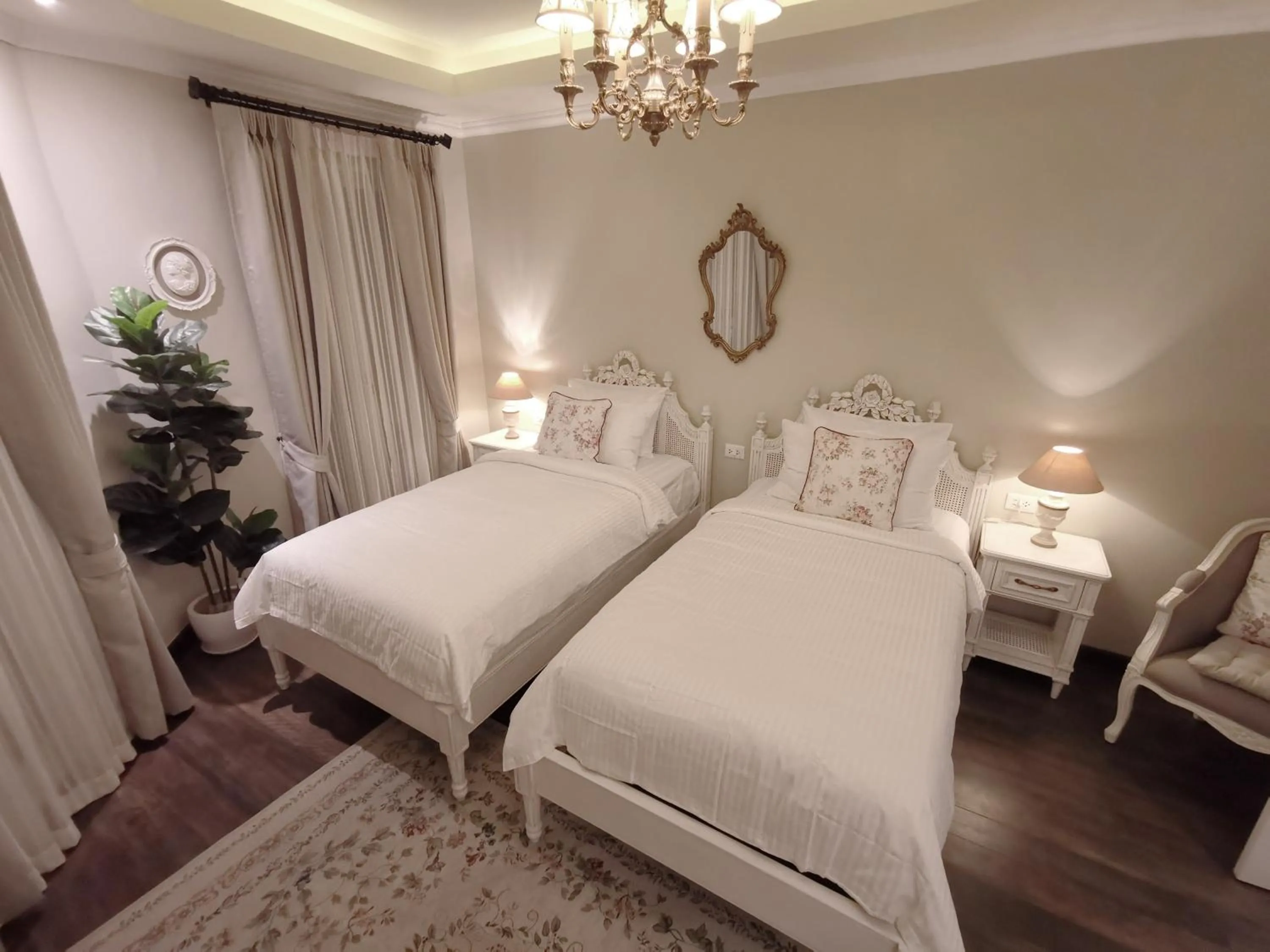 Bed in Double Bed Hotel