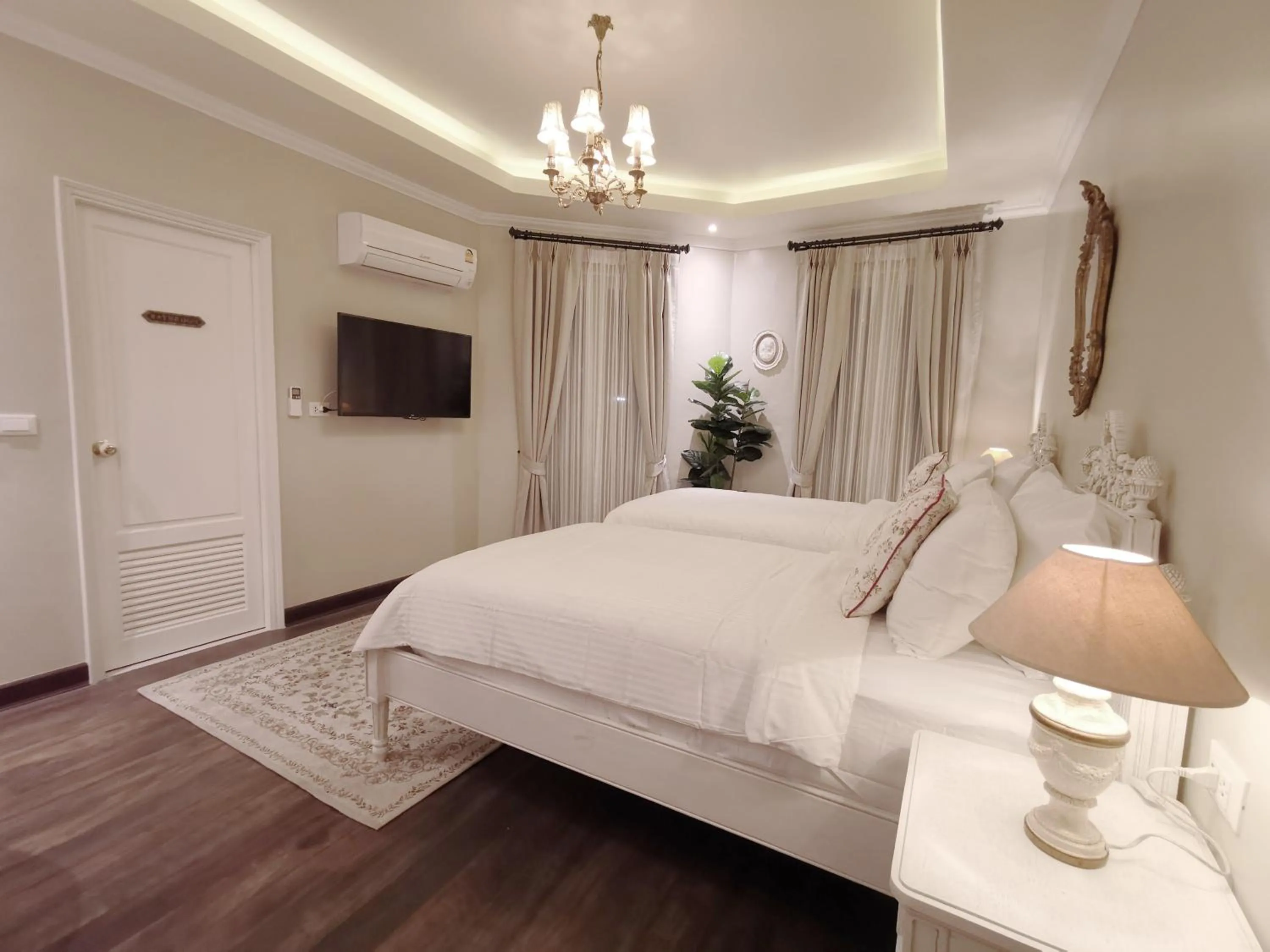 Bed in Double Bed Hotel