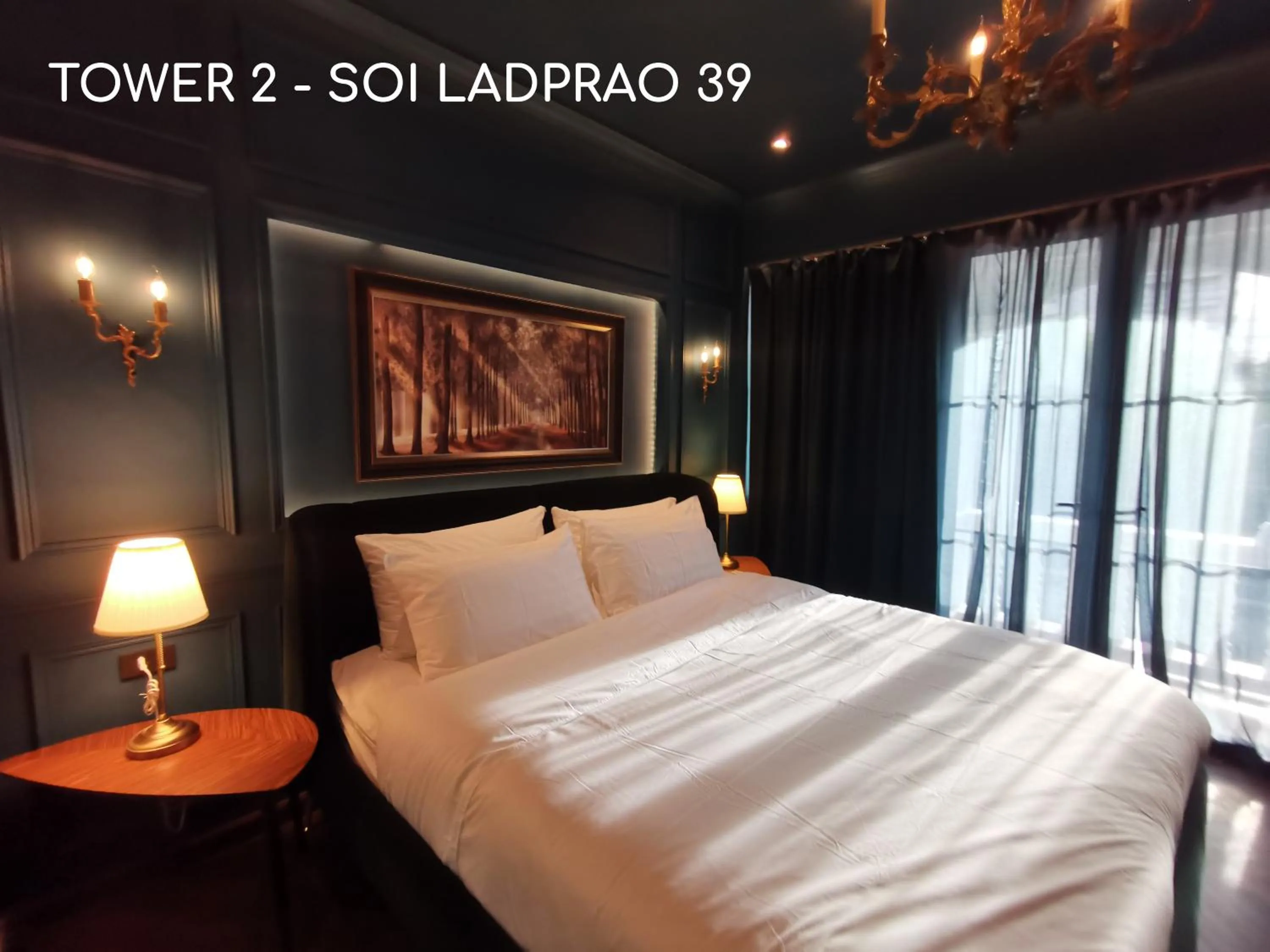 Bed in Double Bed Hotel