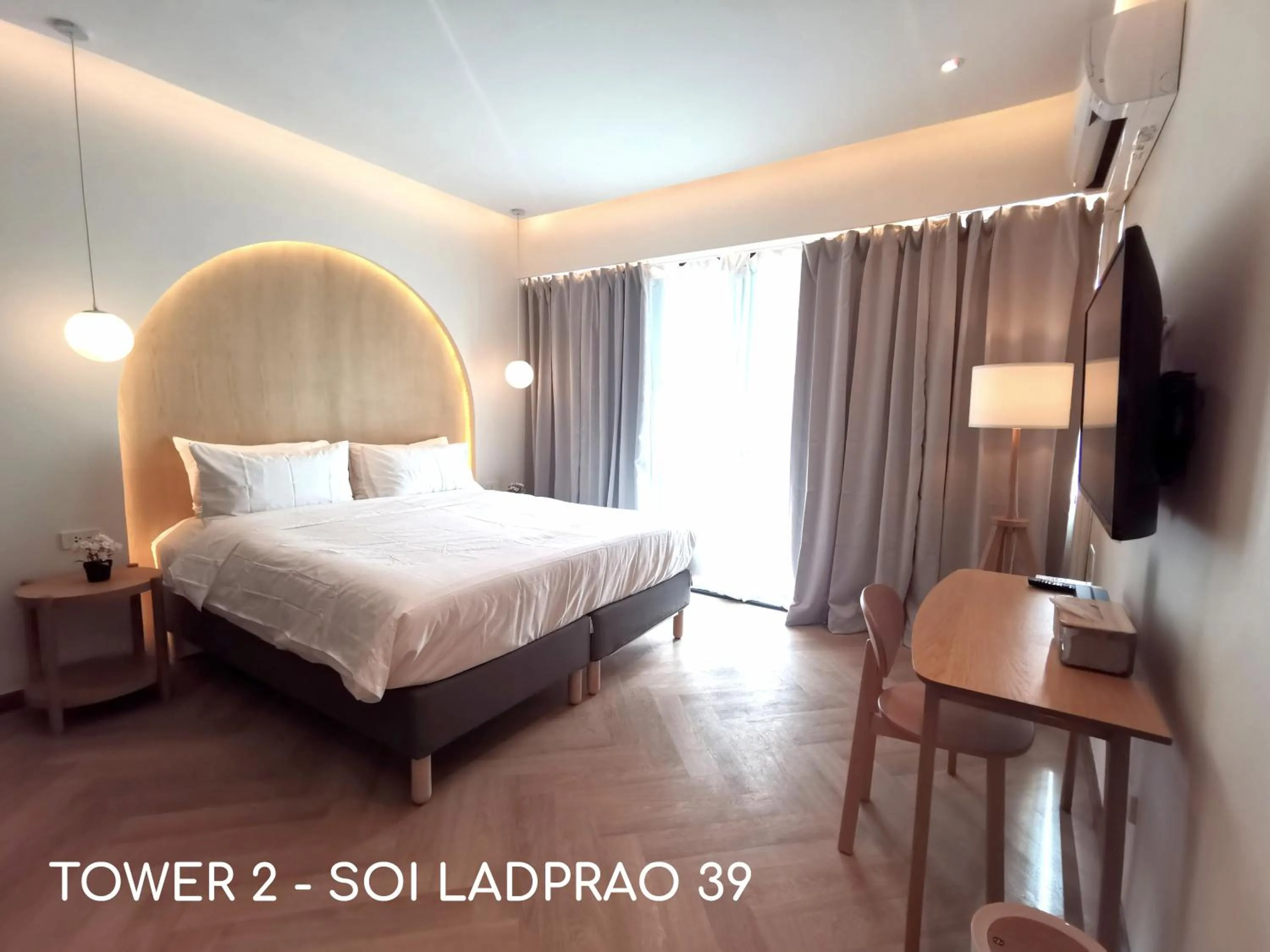 Bed in Double Bed Hotel