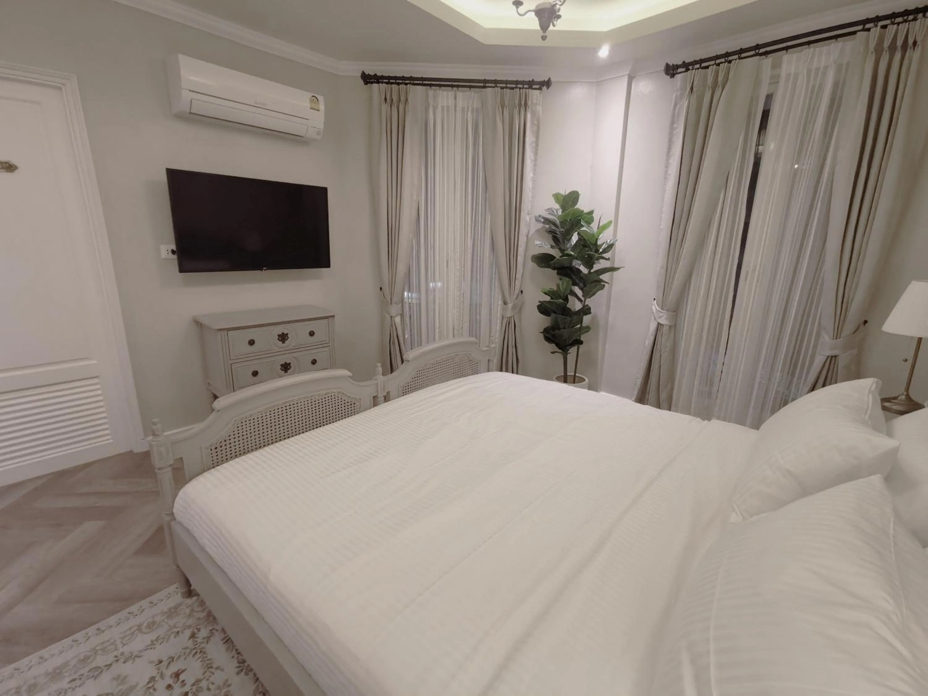 Bed in Double Bed Hotel