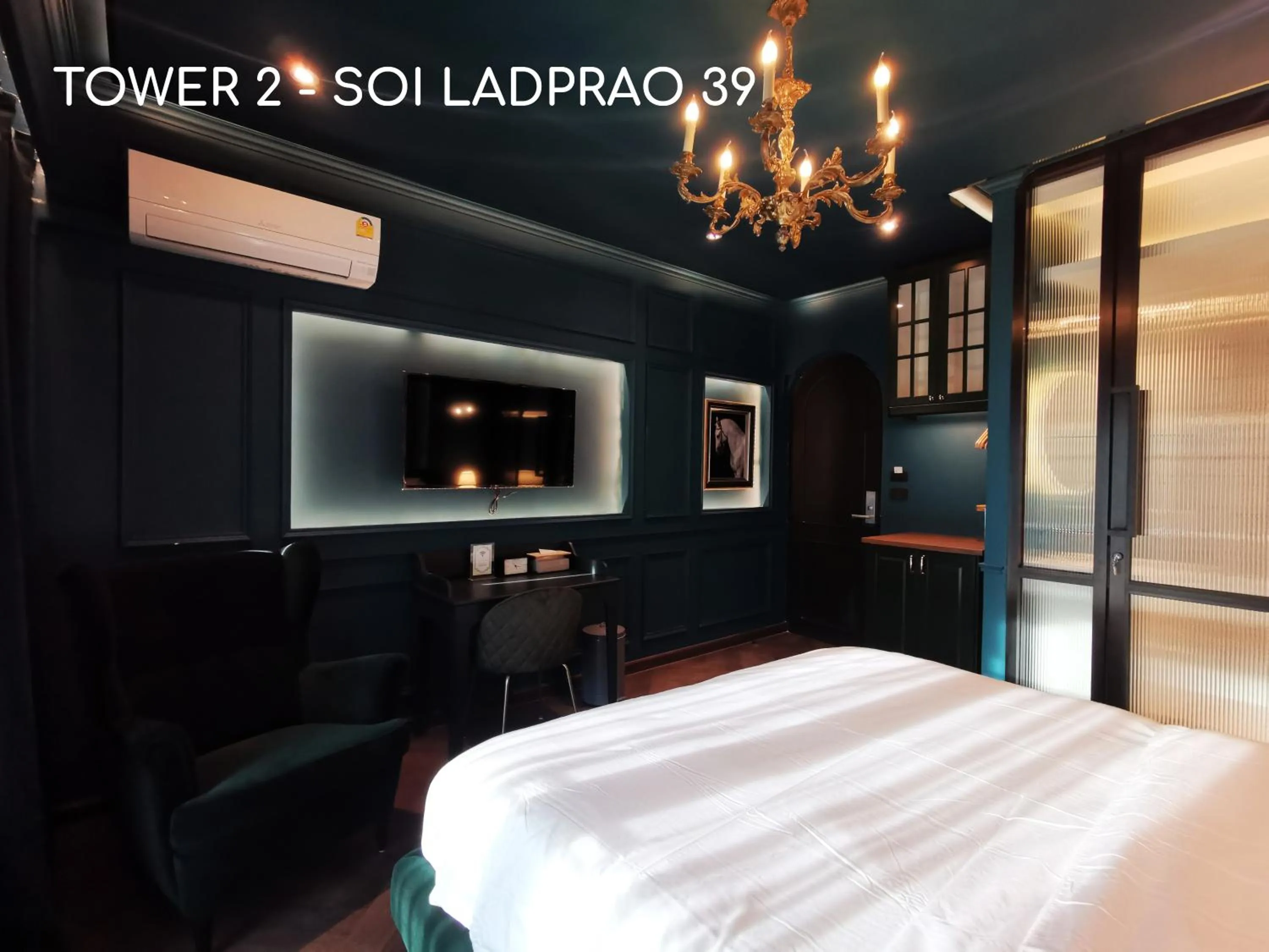 Bed in Double Bed Hotel