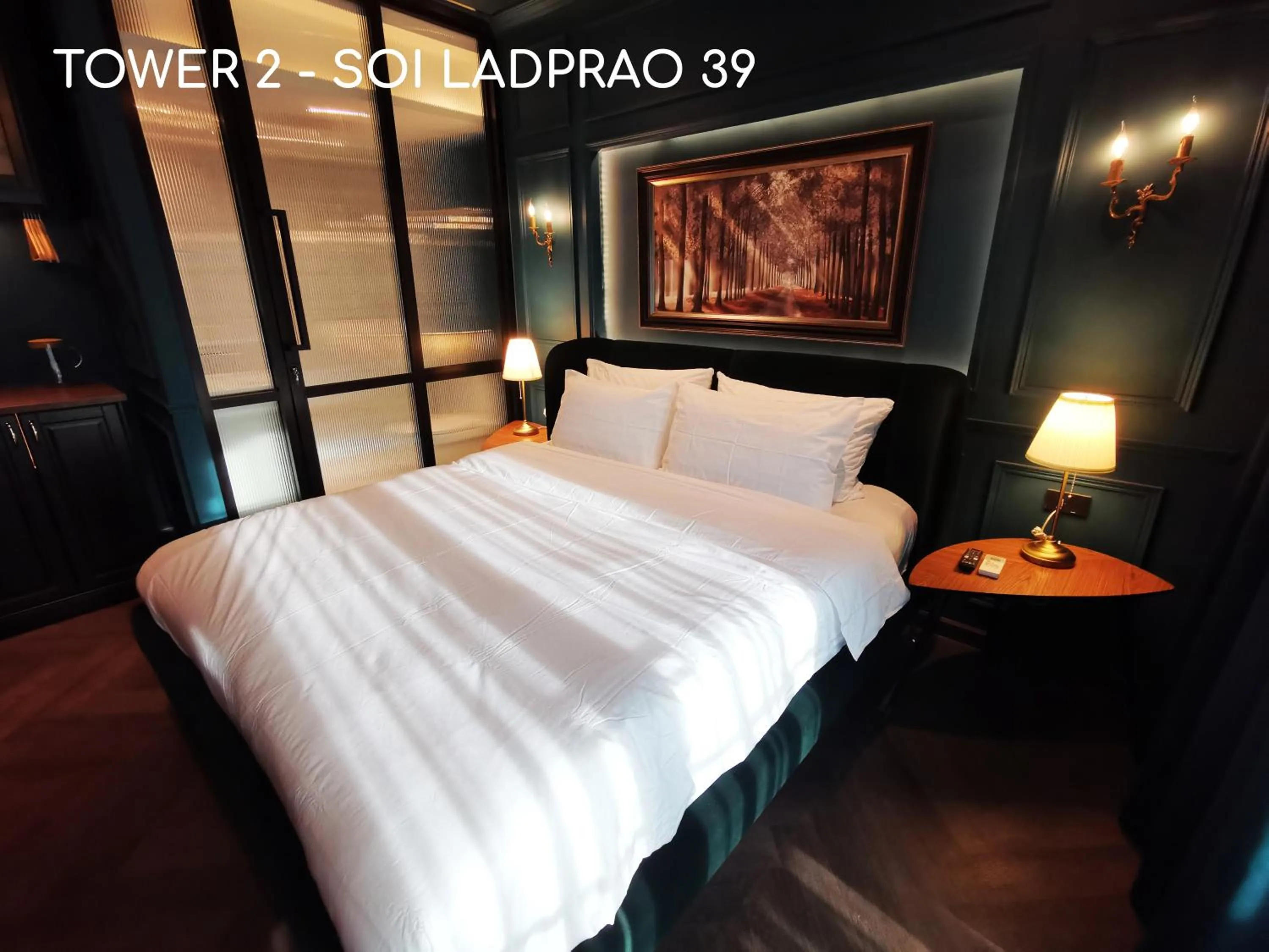 Bed in Double Bed Hotel