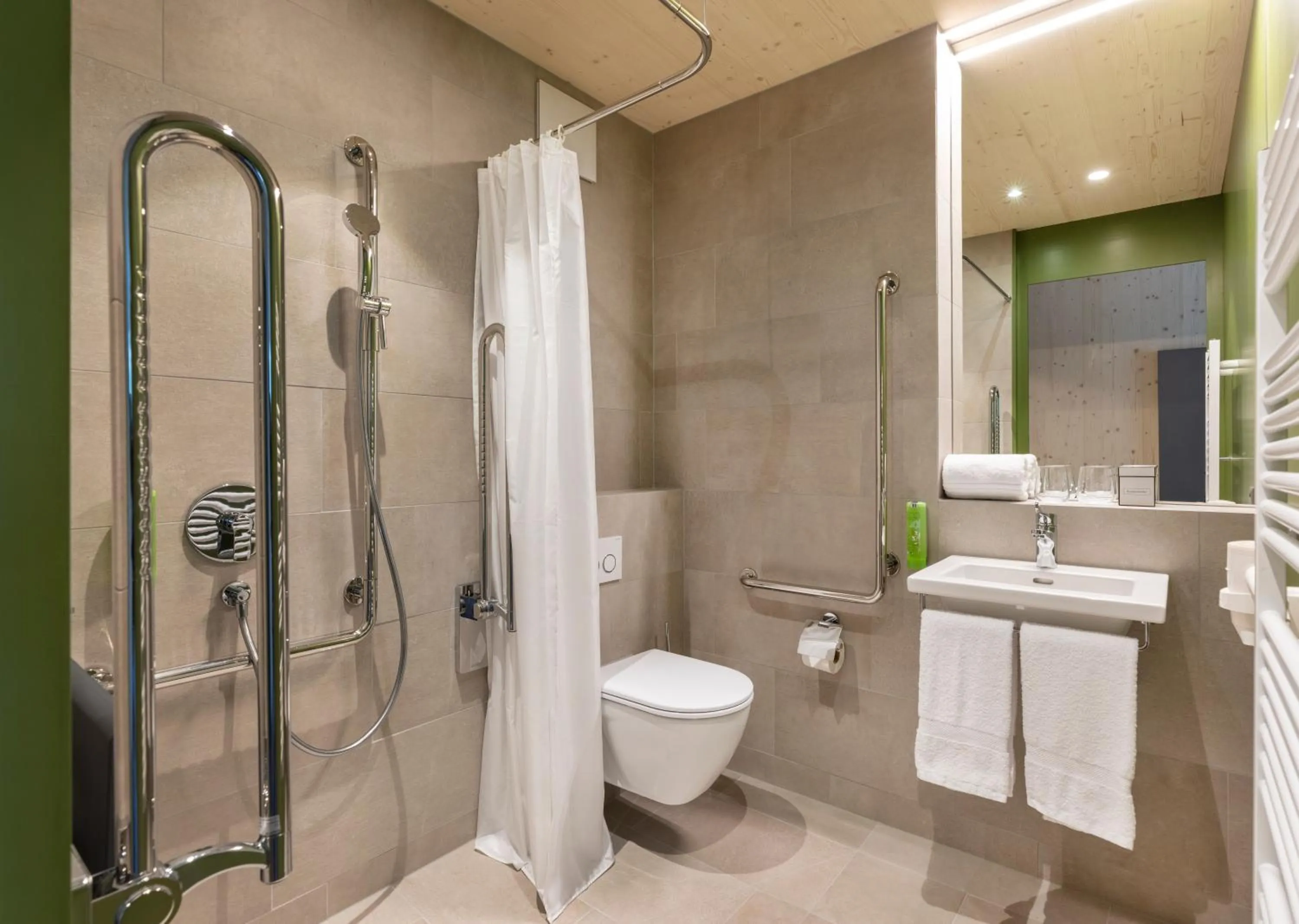 Bathroom in JUFA Hotel Savognin