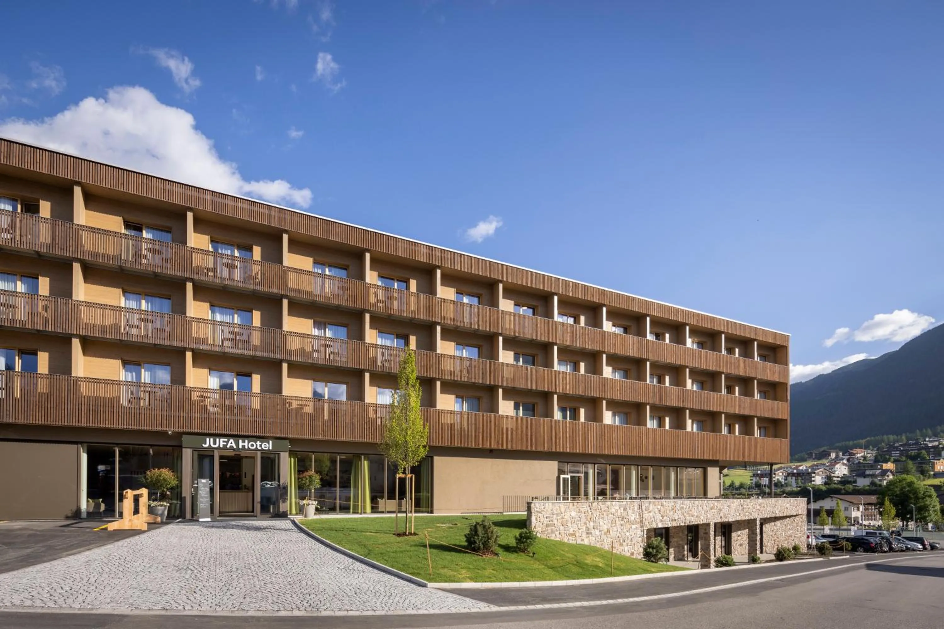 Property building in JUFA Hotel Savognin