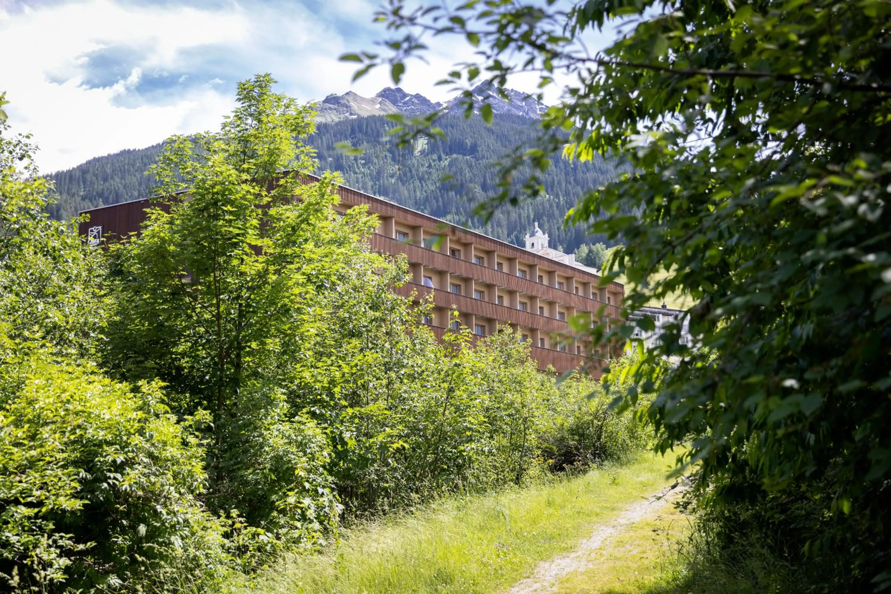 Property building in JUFA Hotel Savognin