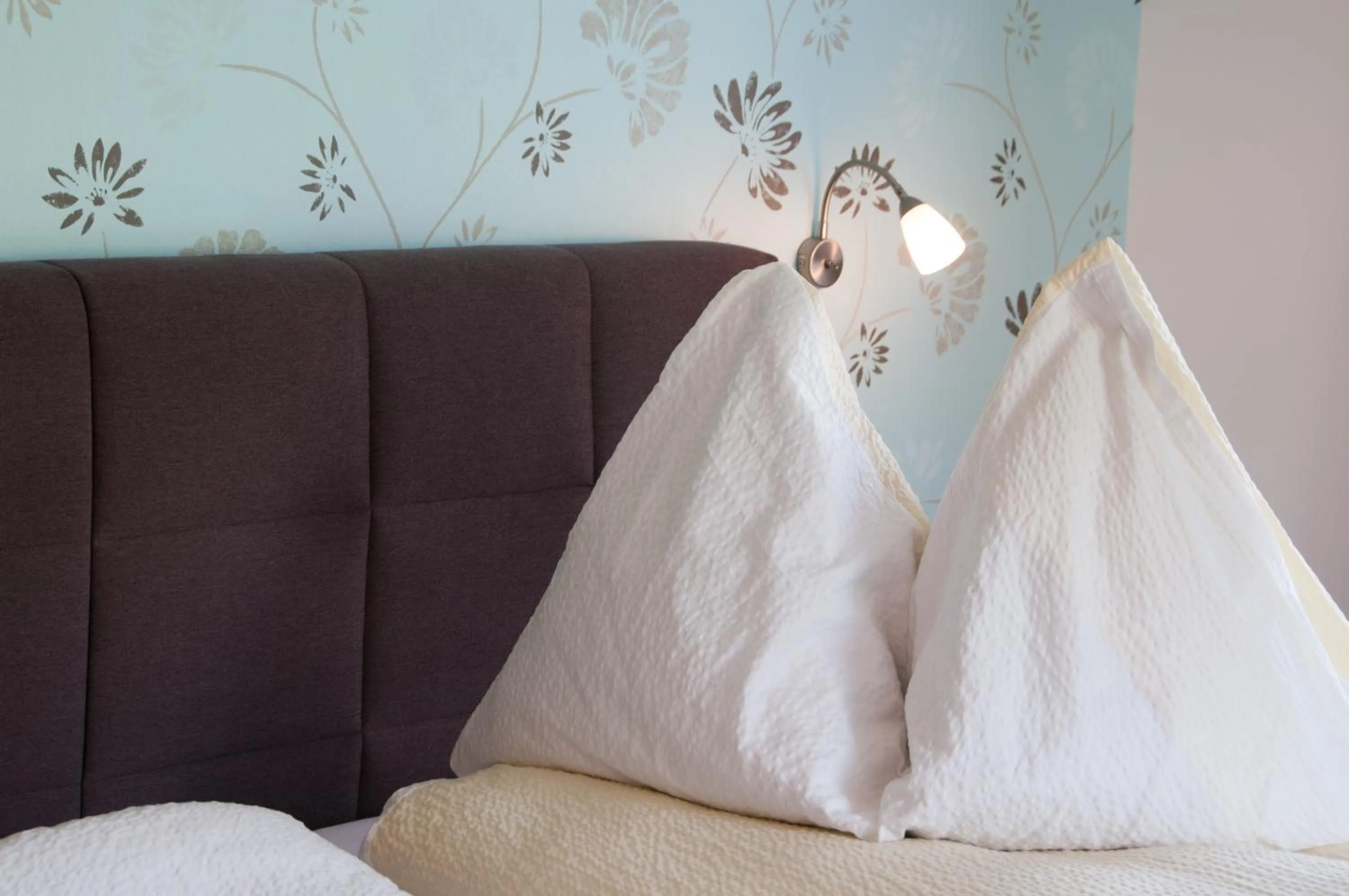 Decorative detail, Bed in Hotel Frohe Aussicht