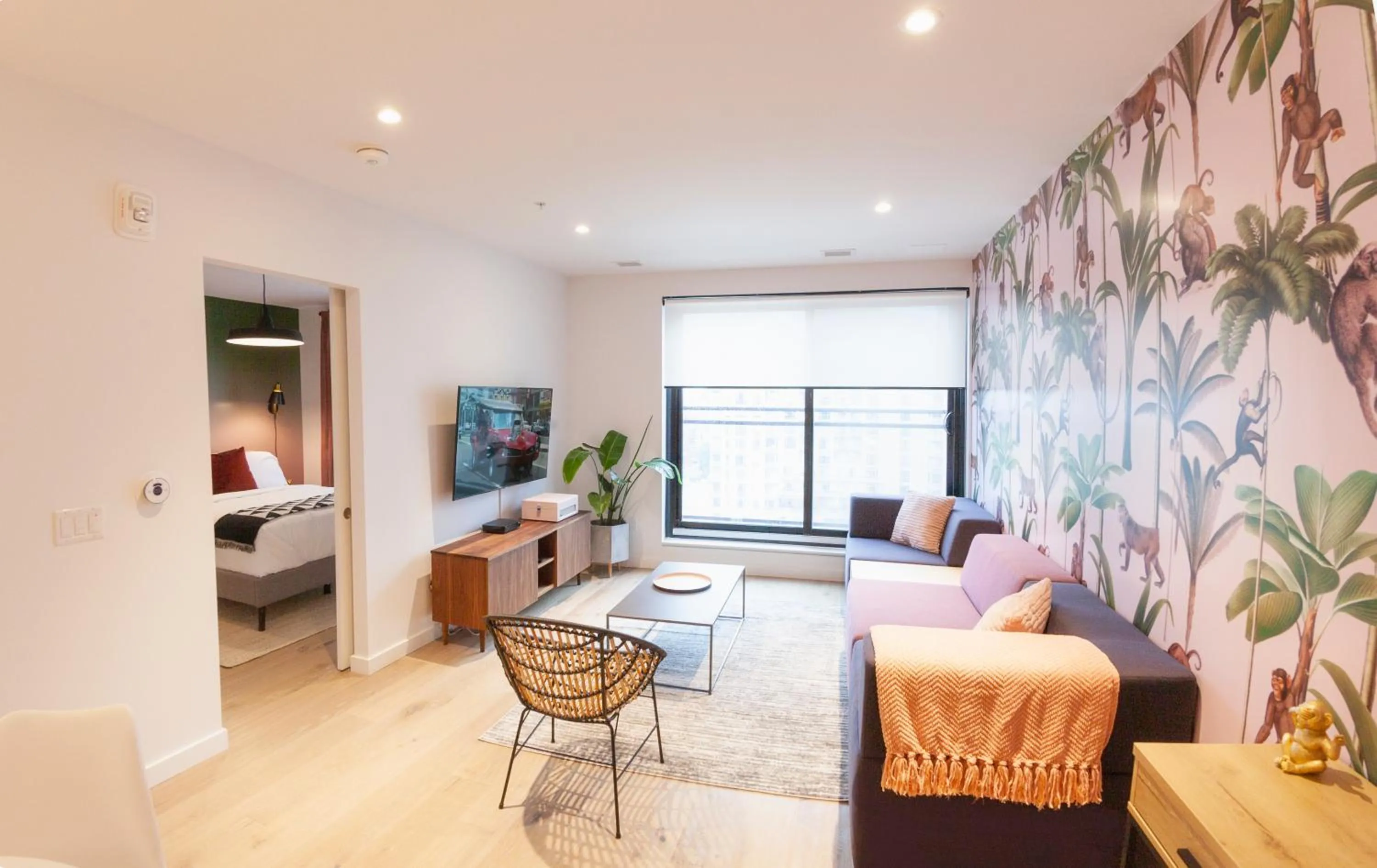 Seating area, Bed in The Laundry Rooms - Waterloo