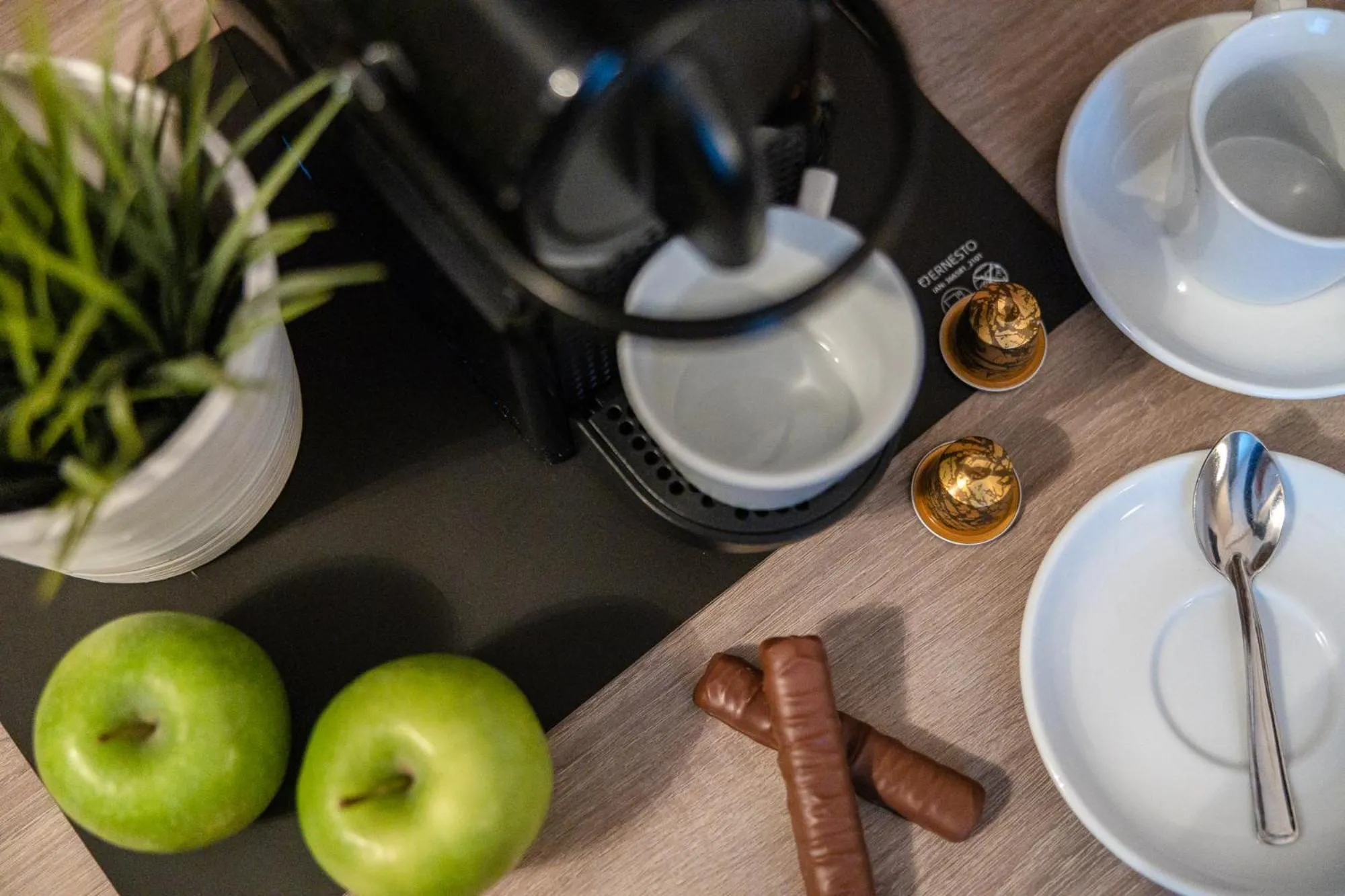 Coffee/tea facilities in Schieners Hotel & Apfelhof Apartments