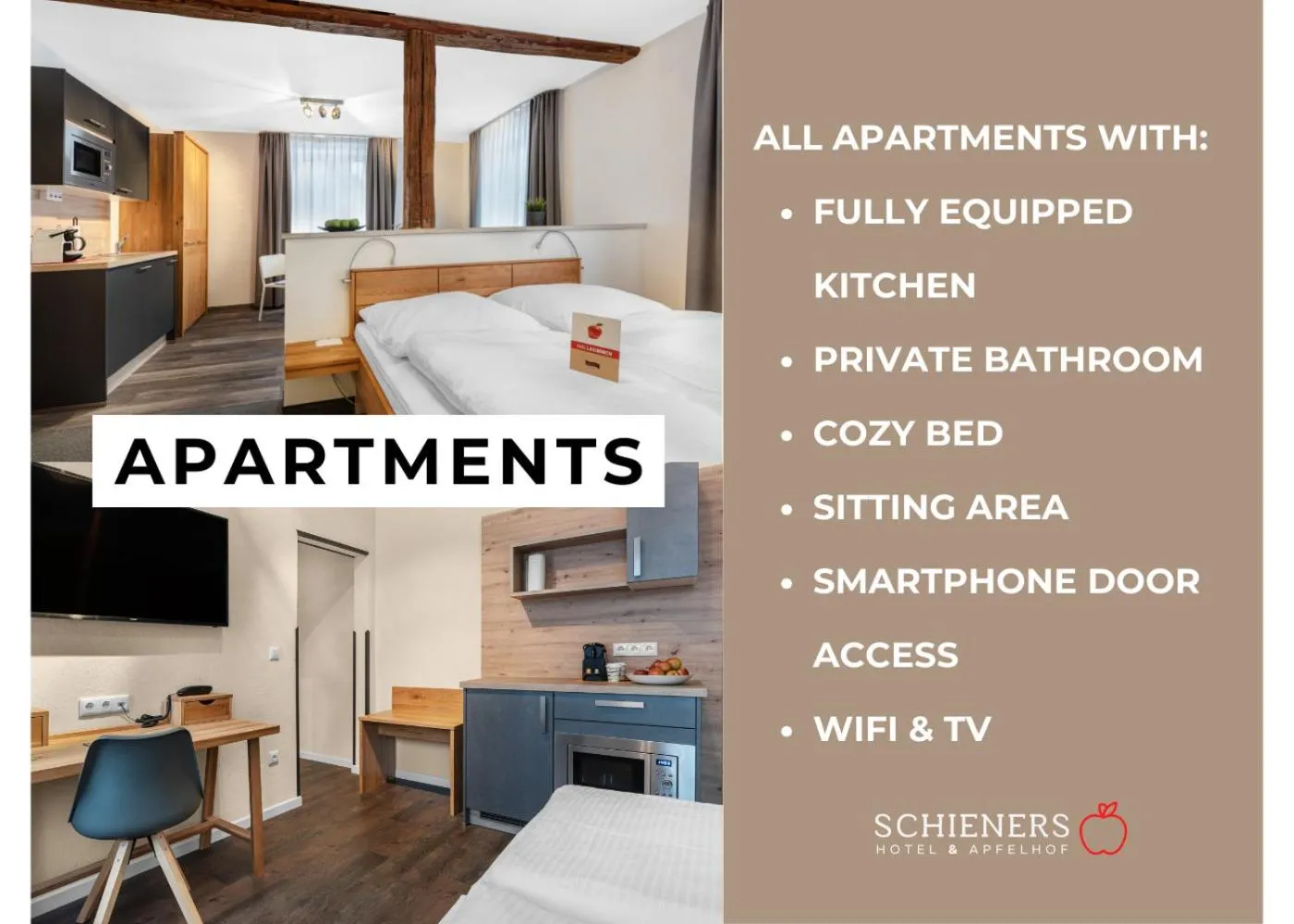 Photo of the whole room, Bed in Schieners Hotel & Apfelhof Apartments