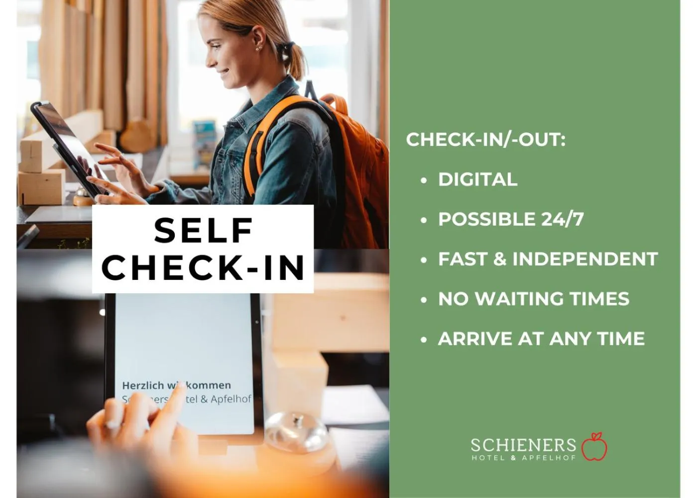 Lobby or reception in Schieners Hotel & Apfelhof Apartments