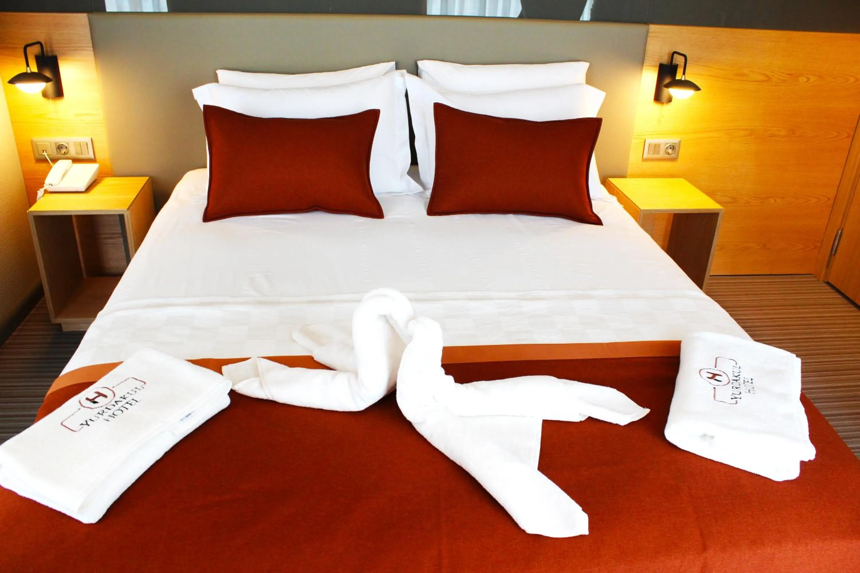 Bed in YURDAKUL HOTEL