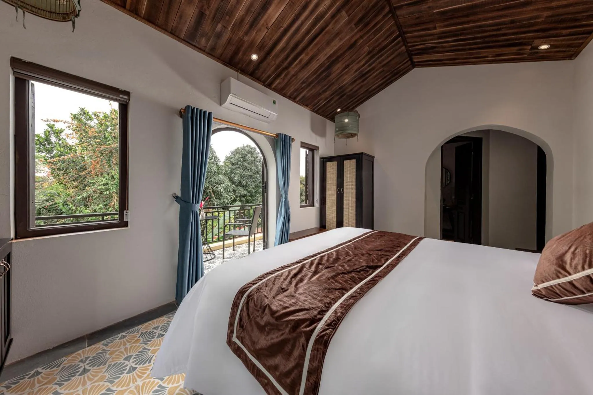 Bed in Nature Garden Ecolodge Ninh Bình