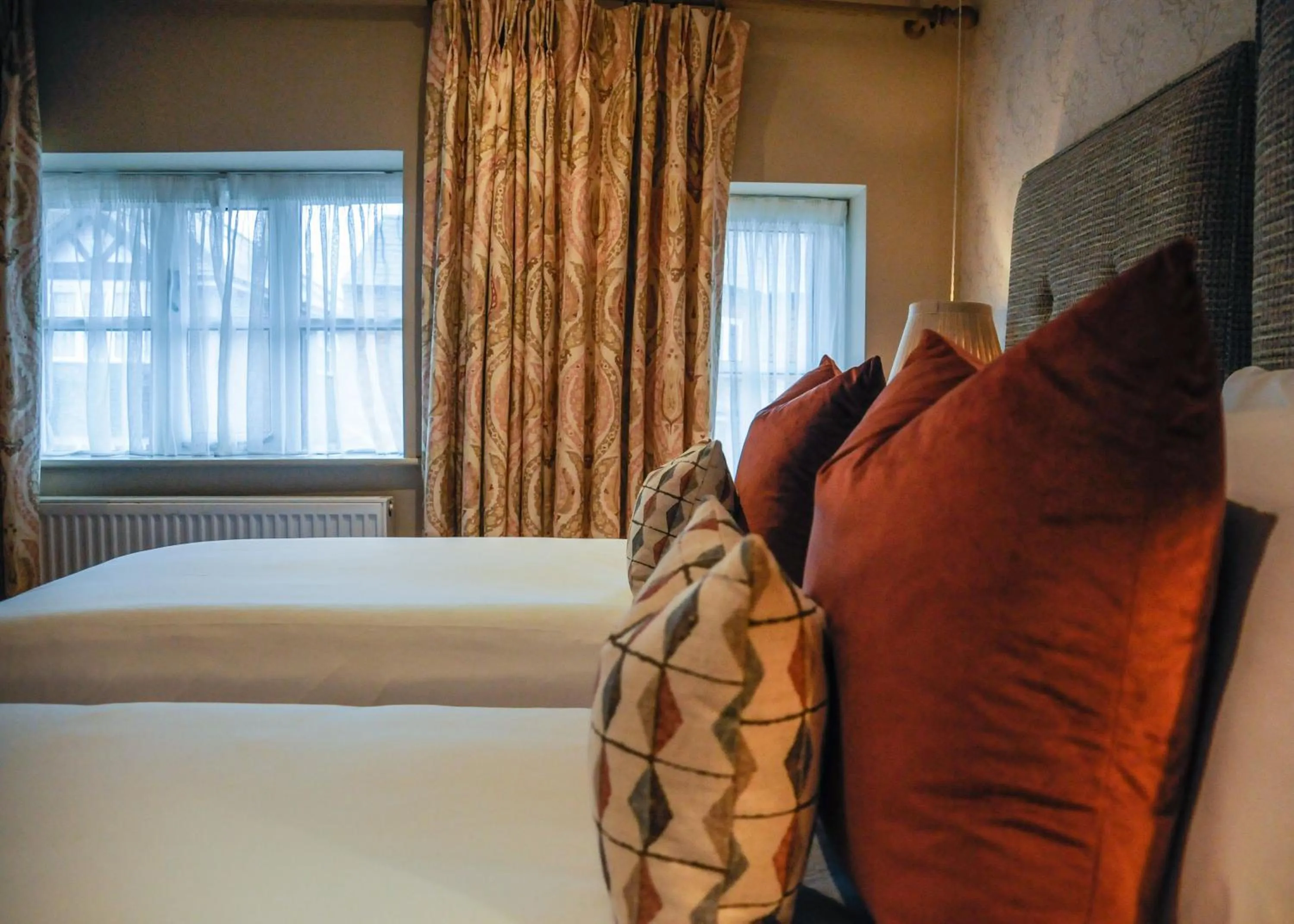 Bed in The Lion at Malpas