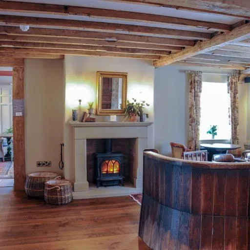 Seating area in The Lion at Malpas