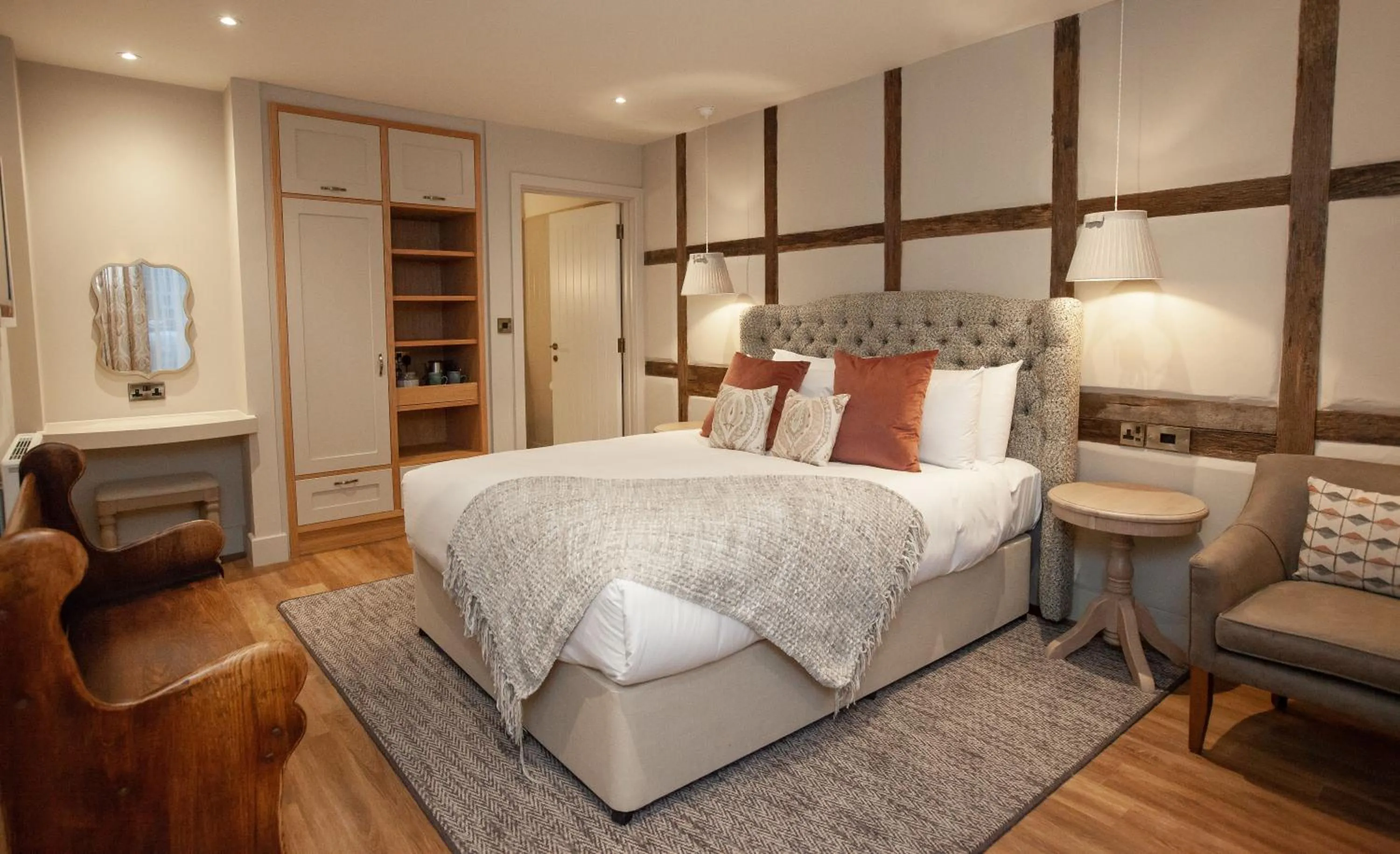 Bed in The Lion at Malpas