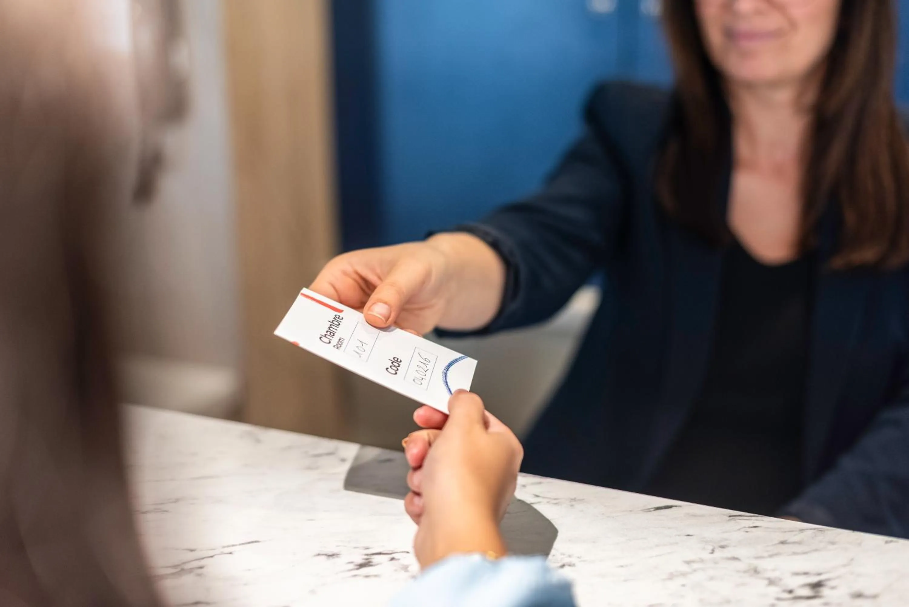 Lobby or reception in Ibis Budget Villefranche