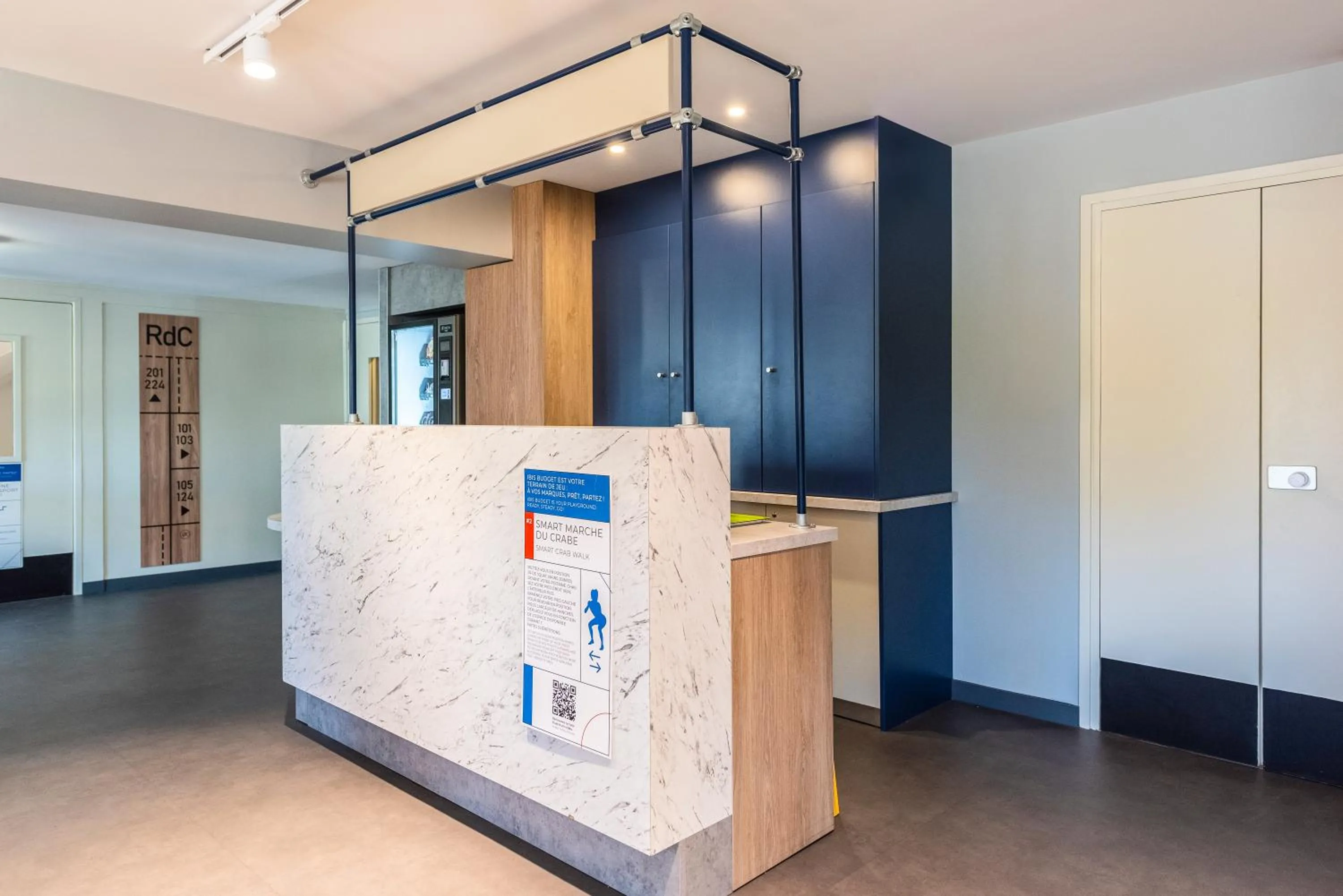 Lobby or reception in Ibis Budget Villefranche