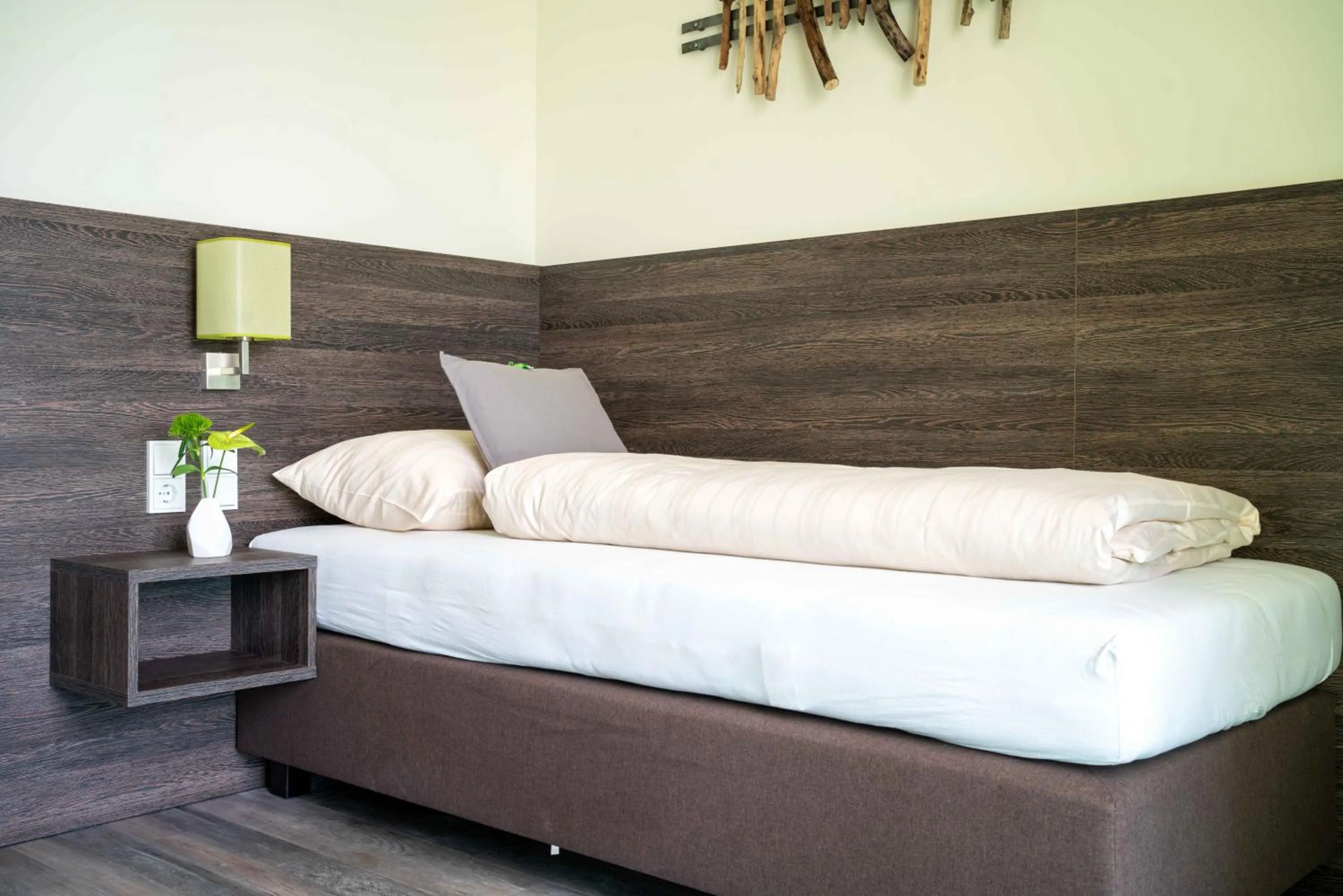 Bed in eee Hotel Gunskirchen