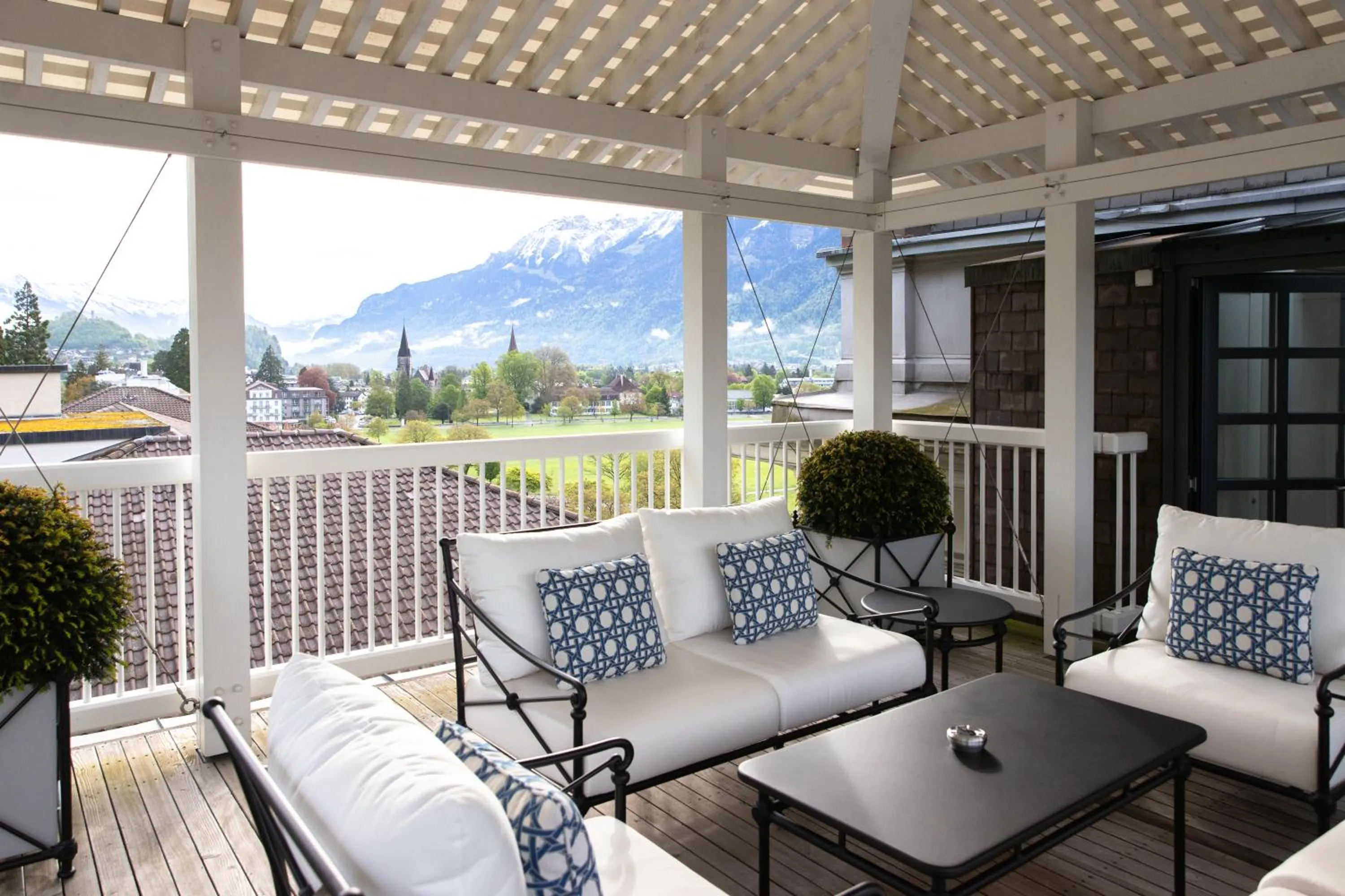 Balcony/Terrace in Victoria Jungfrau Grand Hotel & Spa