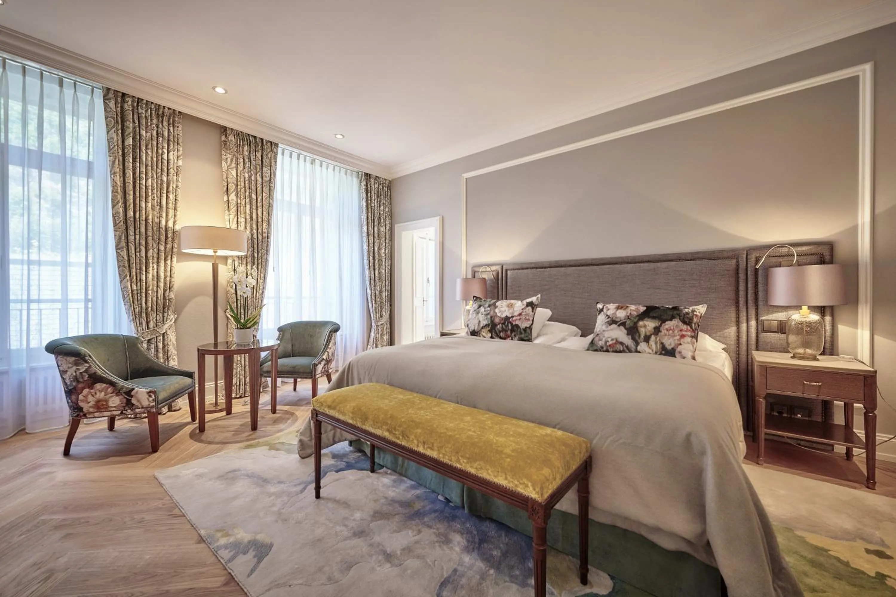 Bedroom, Bed in Victoria Jungfrau Grand Hotel & Spa