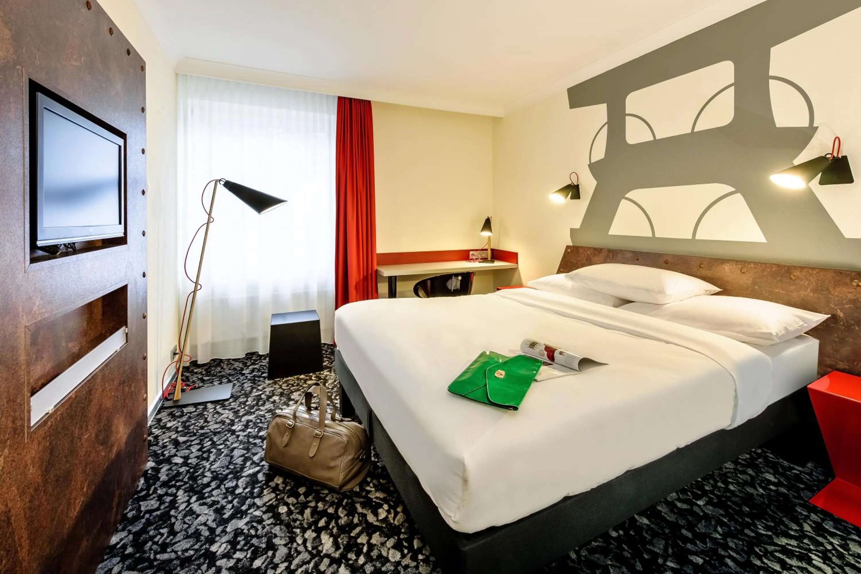 Bed in Hotel am Schlosspark Herten