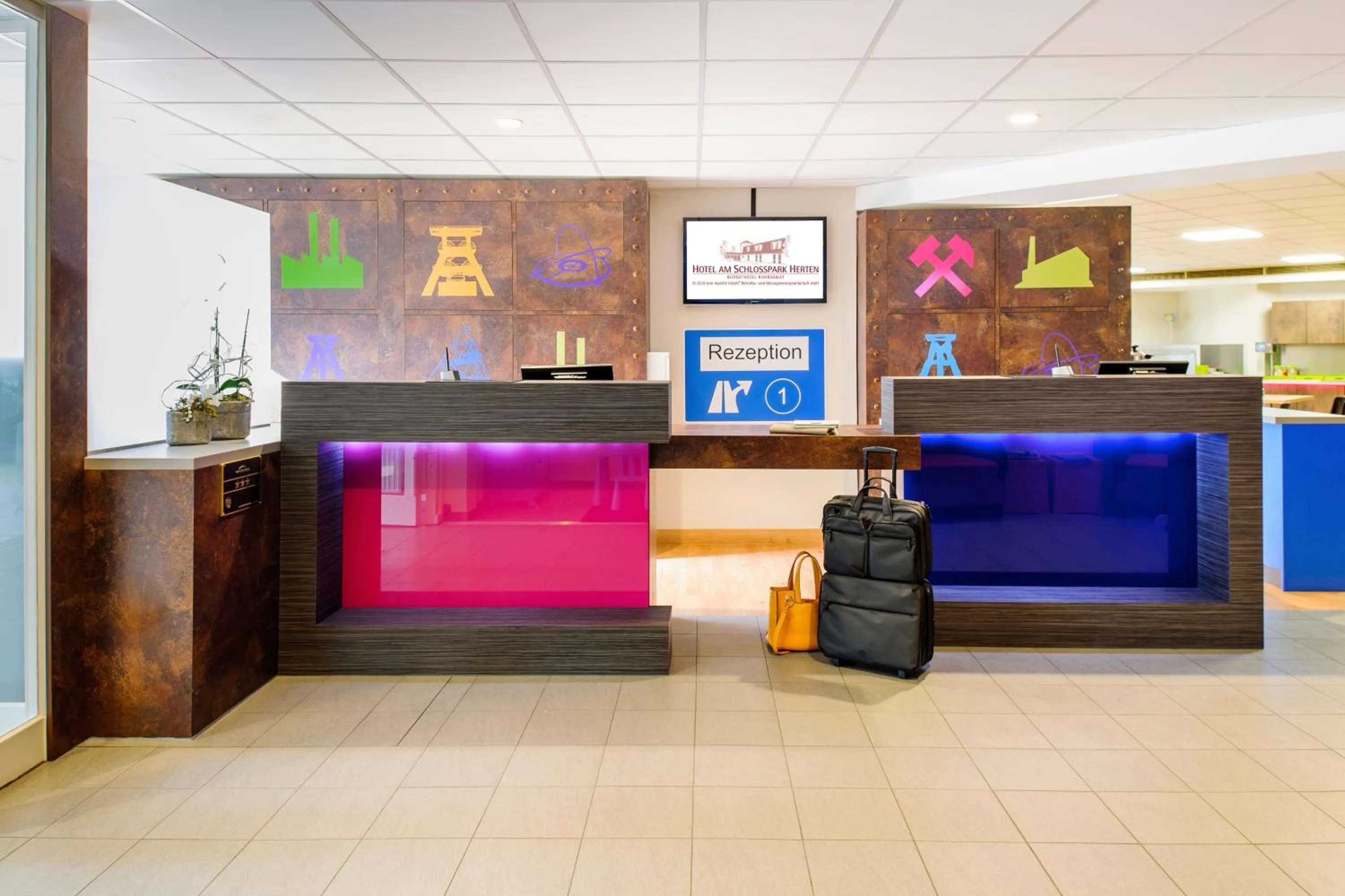 Lobby or reception in Hotel am Schlosspark Herten