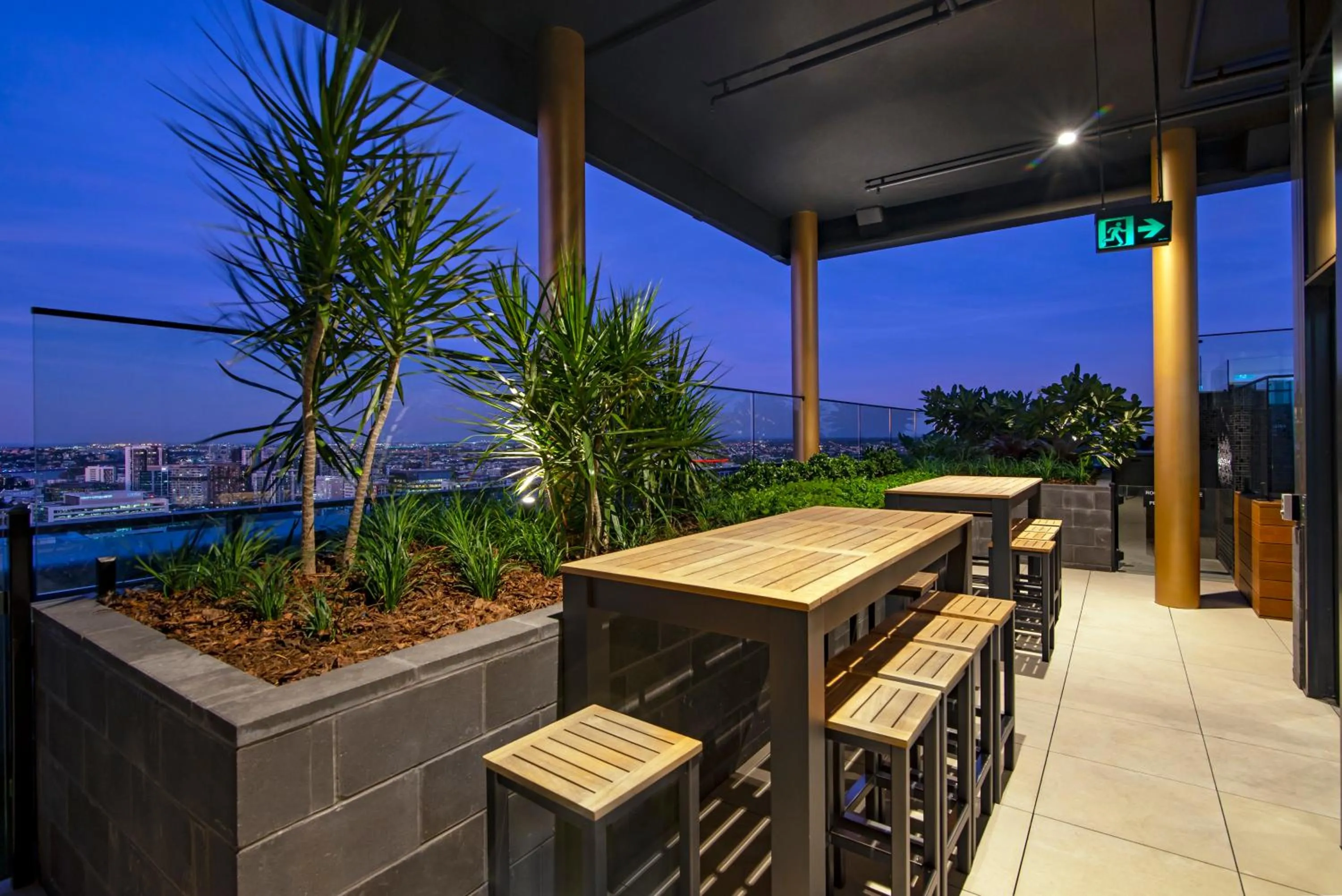 Balcony/Terrace in Fortitude Valley Apartments by CLLIX