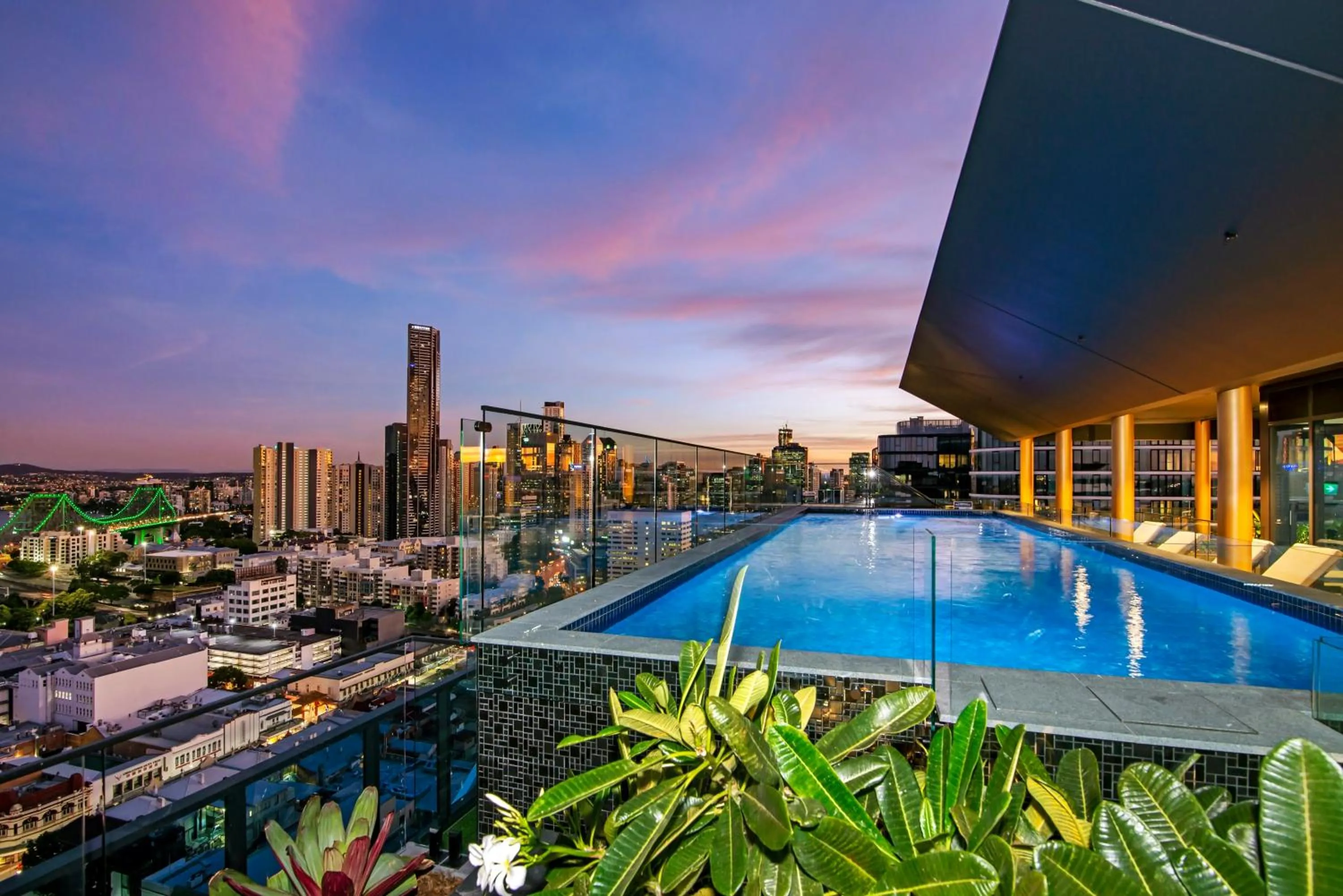 Swimming pool in Fortitude Valley Apartments by CLLIX