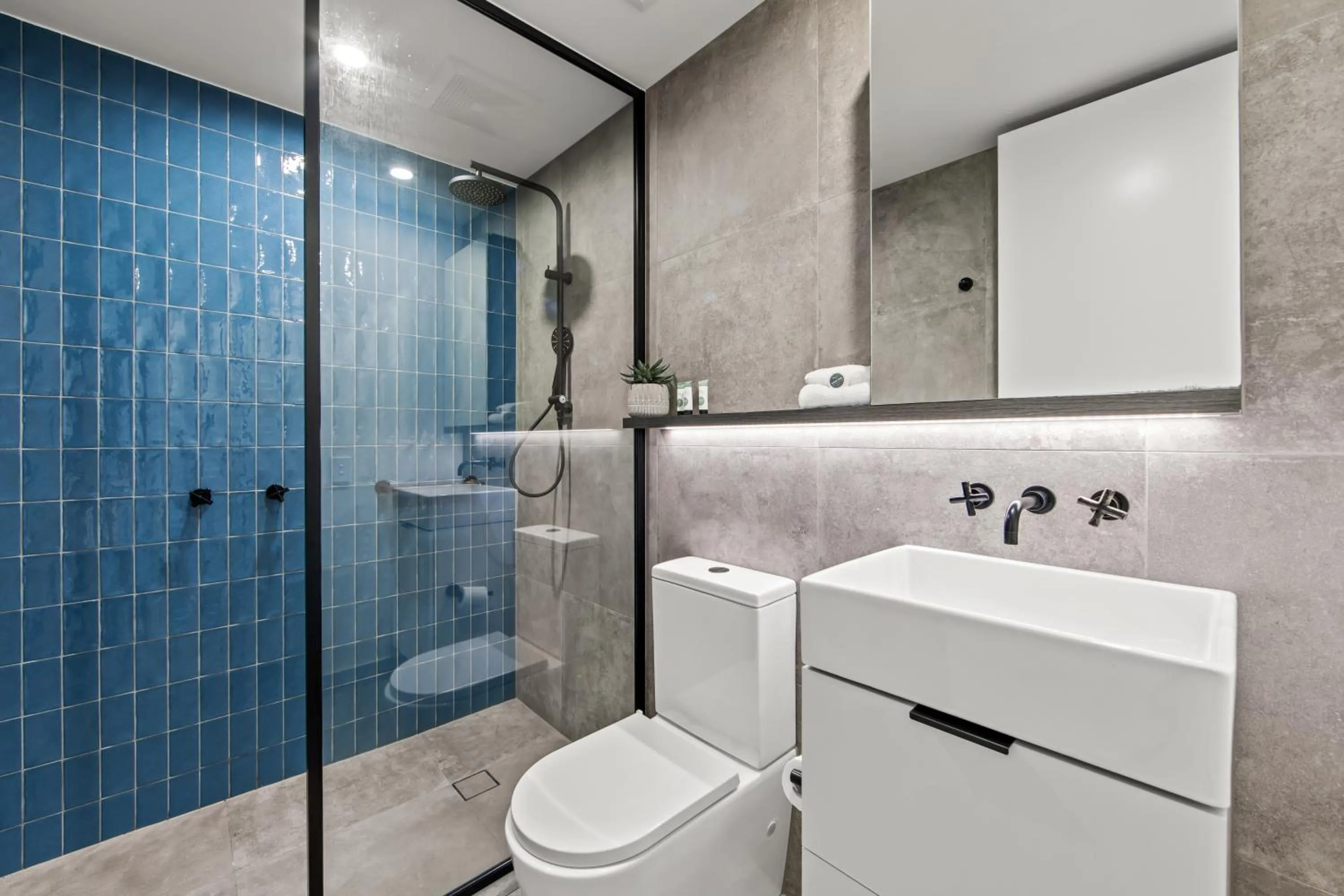 Bathroom in Fortitude Valley Apartments by CLLIX