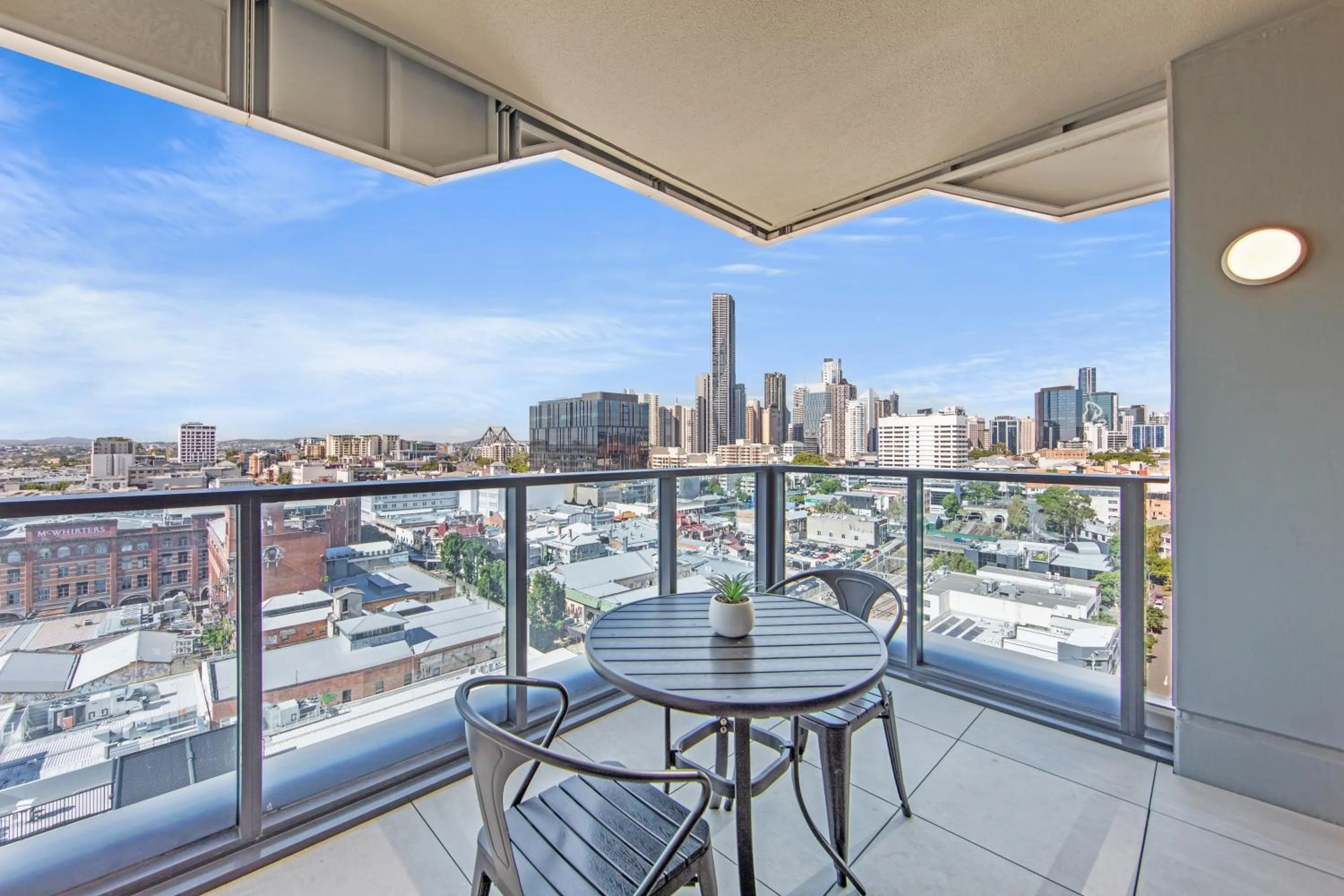 Balcony/Terrace in Fortitude Valley Apartments by CLLIX