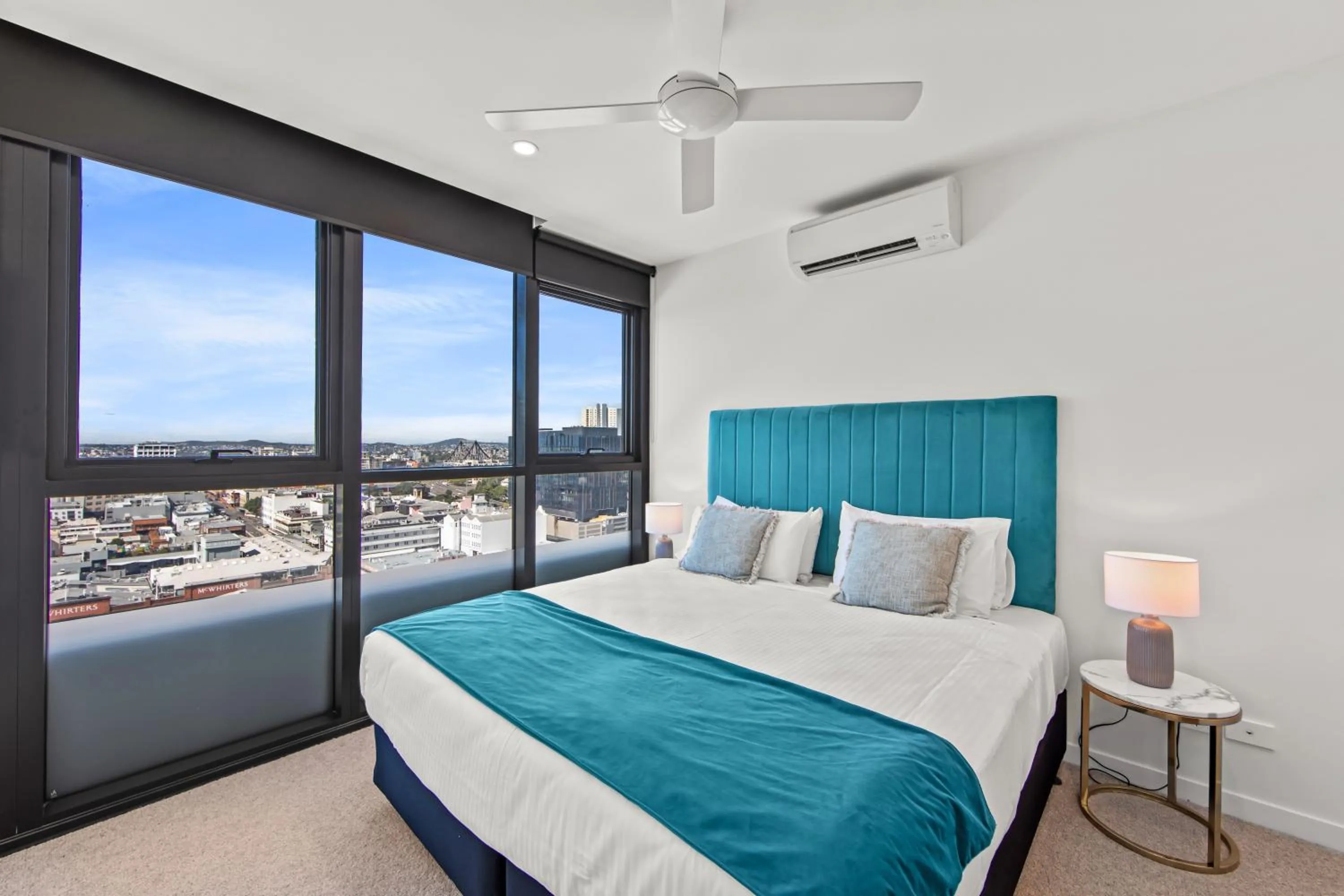 Bed in Fortitude Valley Apartments by CLLIX