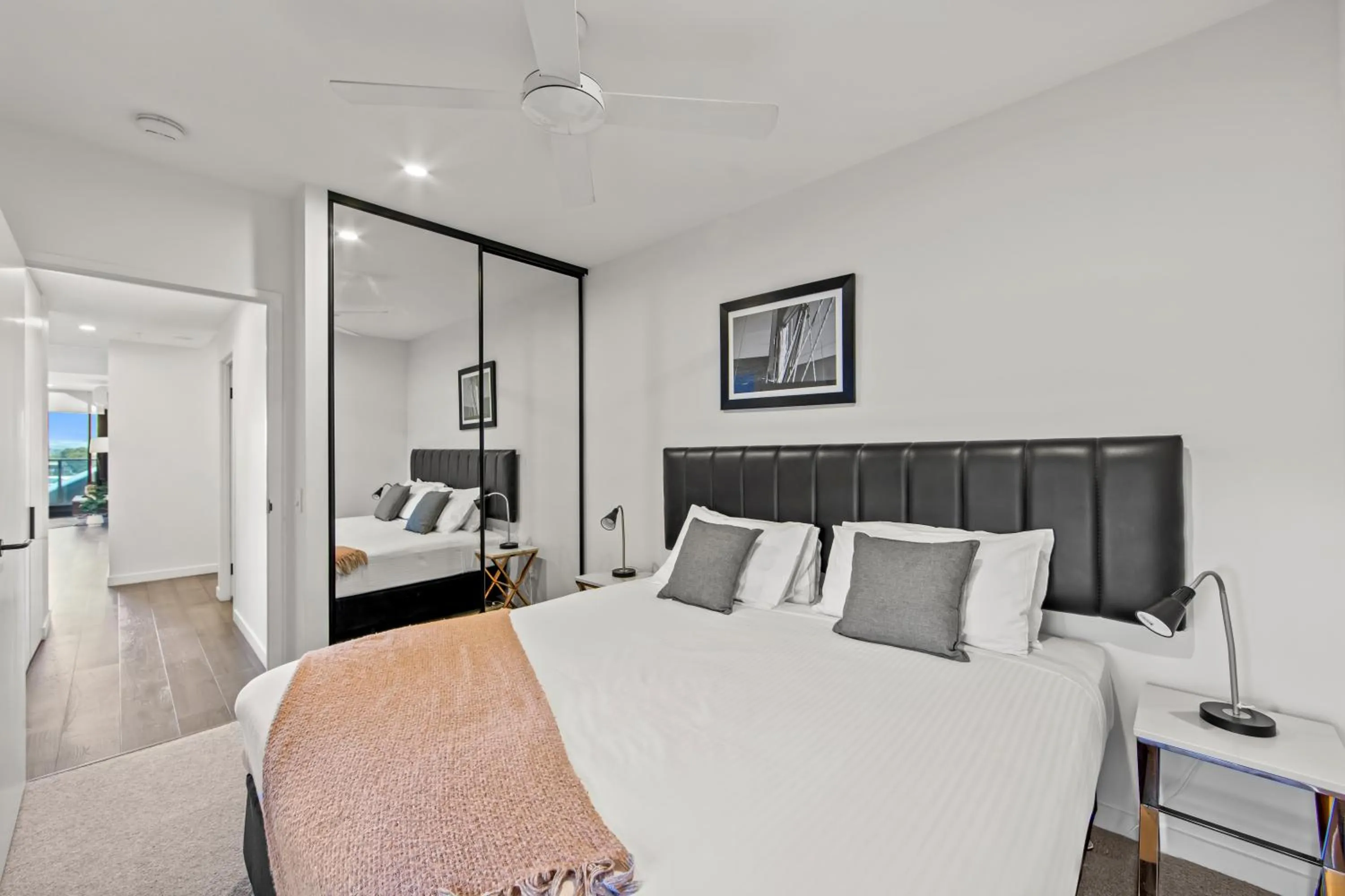 Bed in Fortitude Valley Apartments by CLLIX