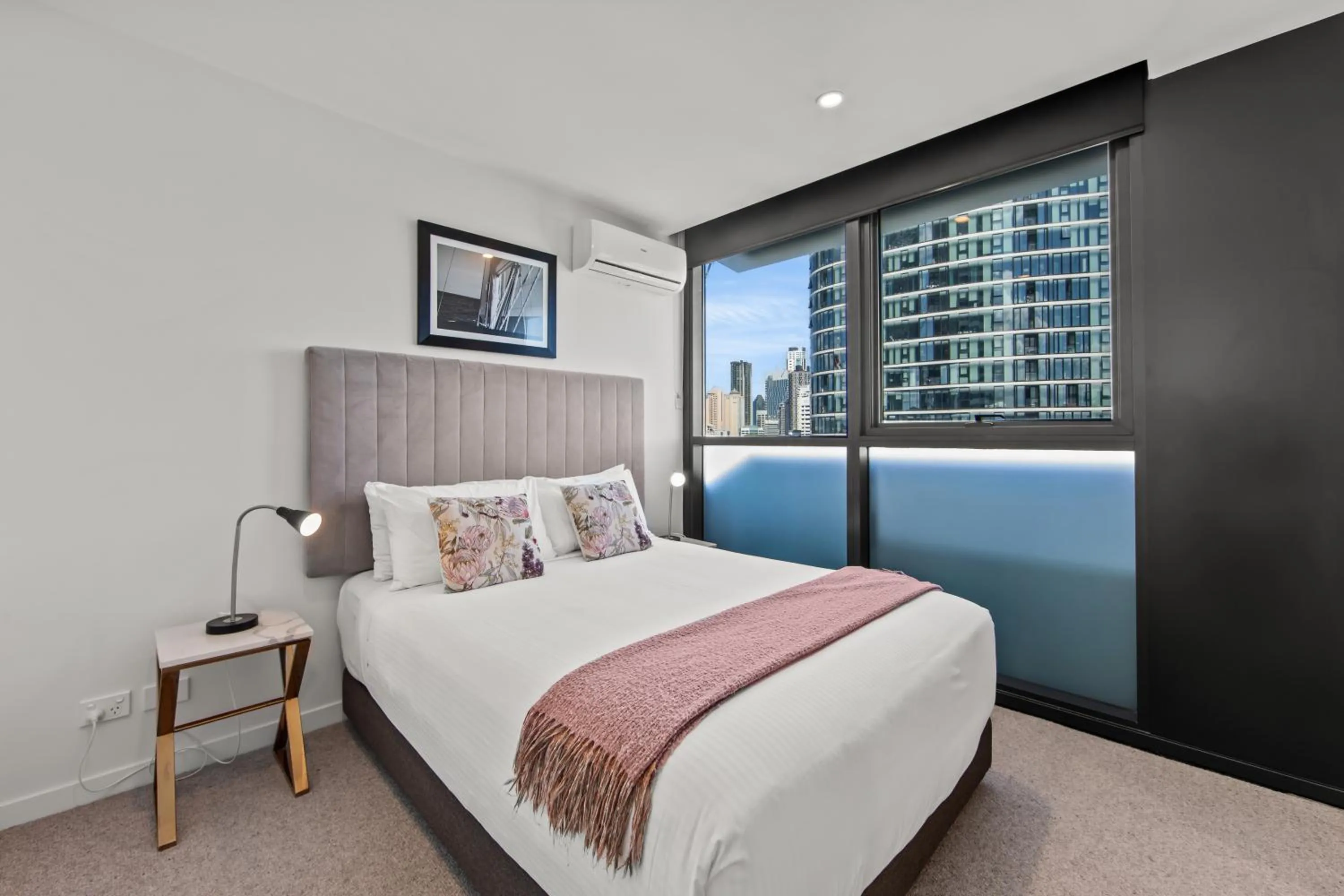 Bed in Fortitude Valley Apartments by CLLIX