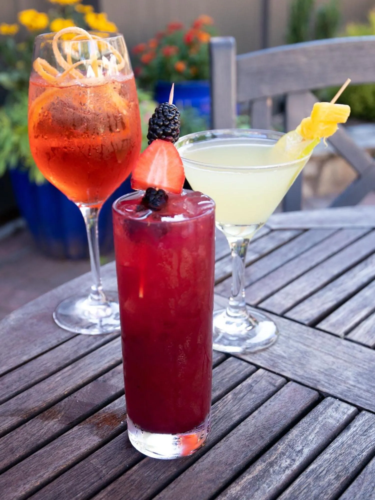 Drinks in The Monte Vista Hotel