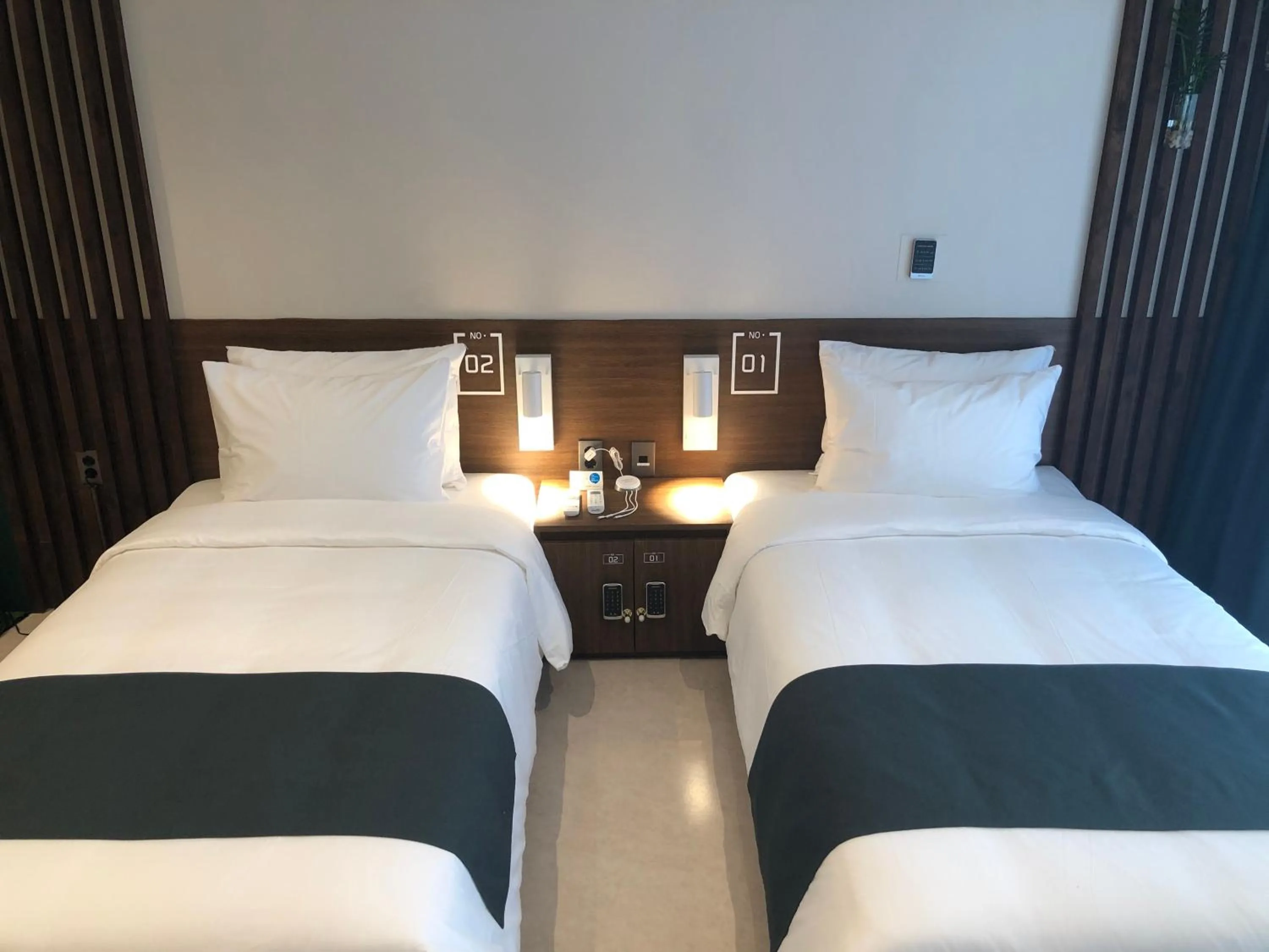 Bed in Sangsang Stay Busan