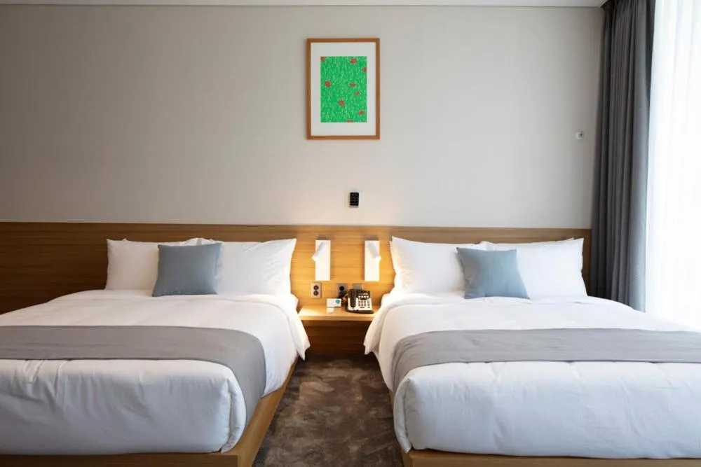 Bed in Sangsang Stay Busan