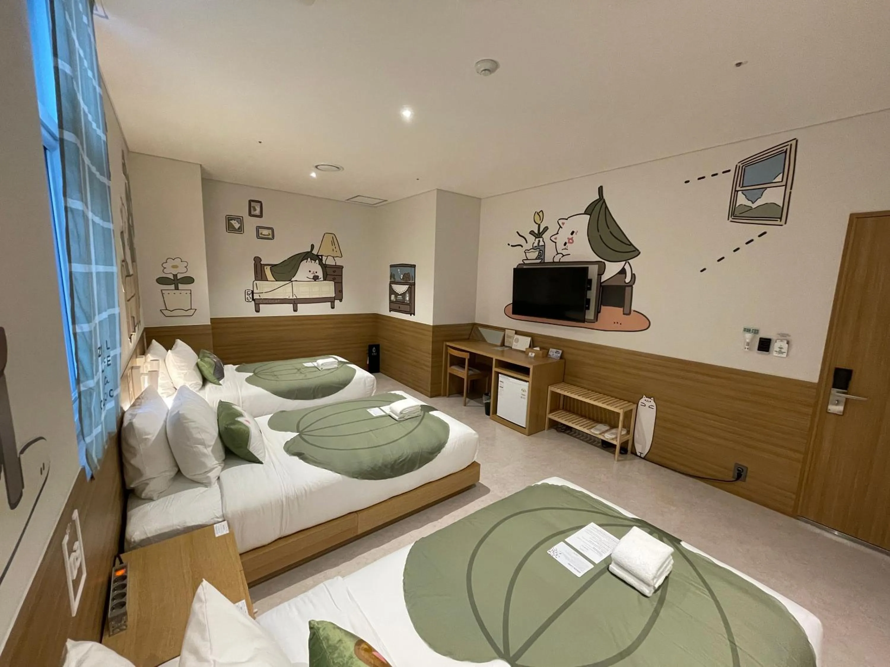 Bed in Sangsang Stay Busan