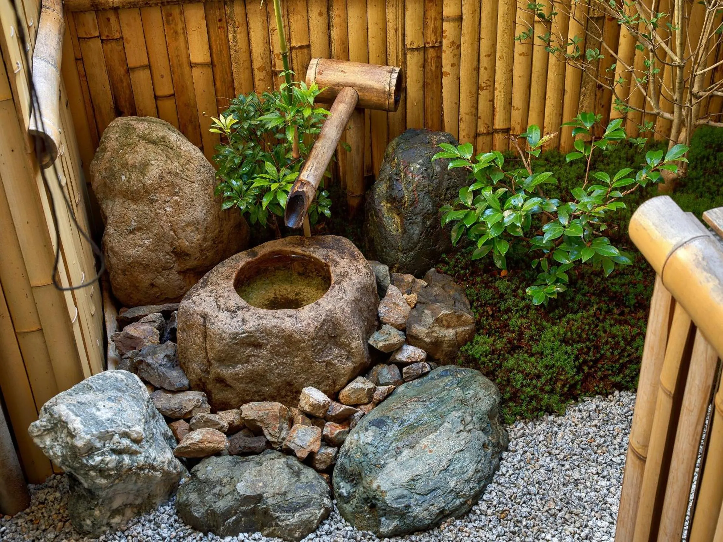 Garden in Connect inn Gion-Bishamoncho