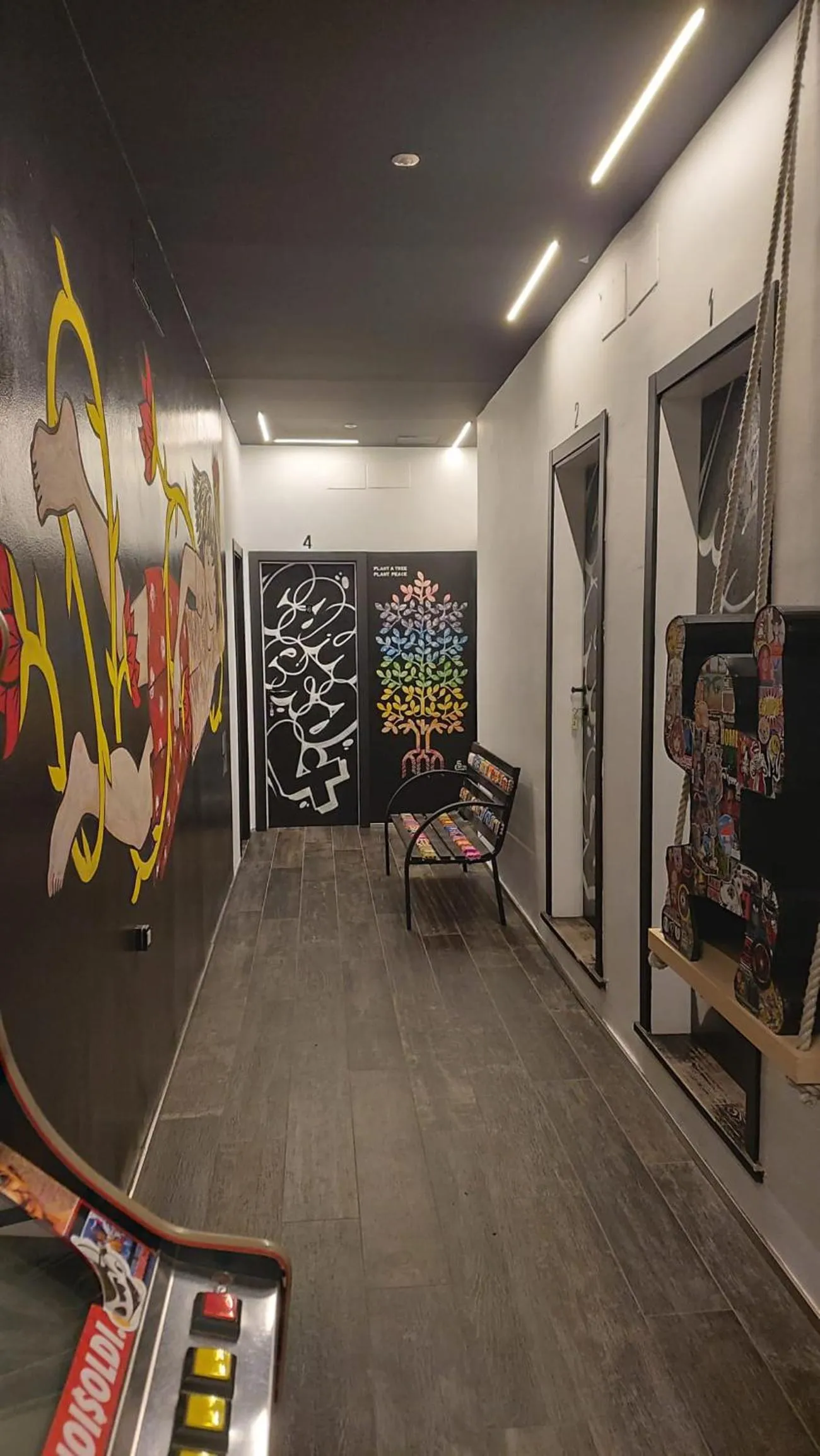 Facade/entrance in Street Art Inn Florence