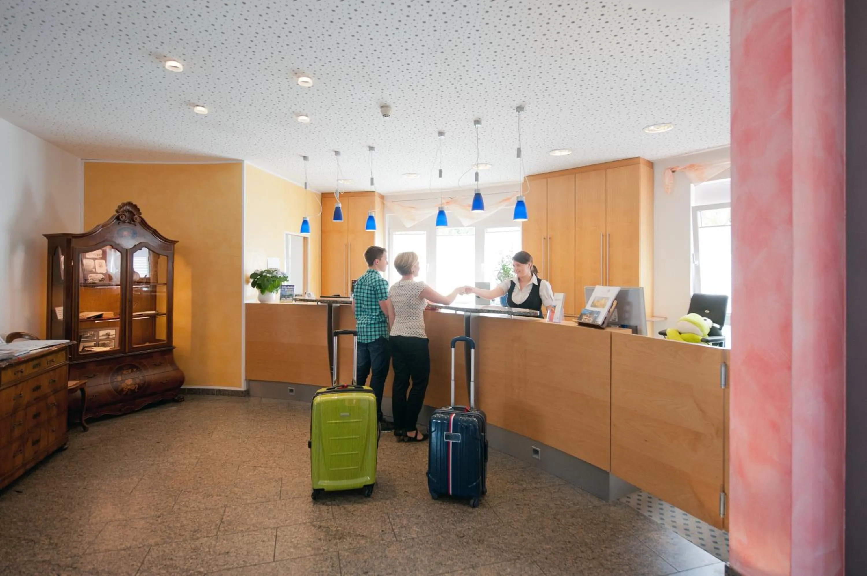 Lobby or reception in Hotel Am Froschbächel