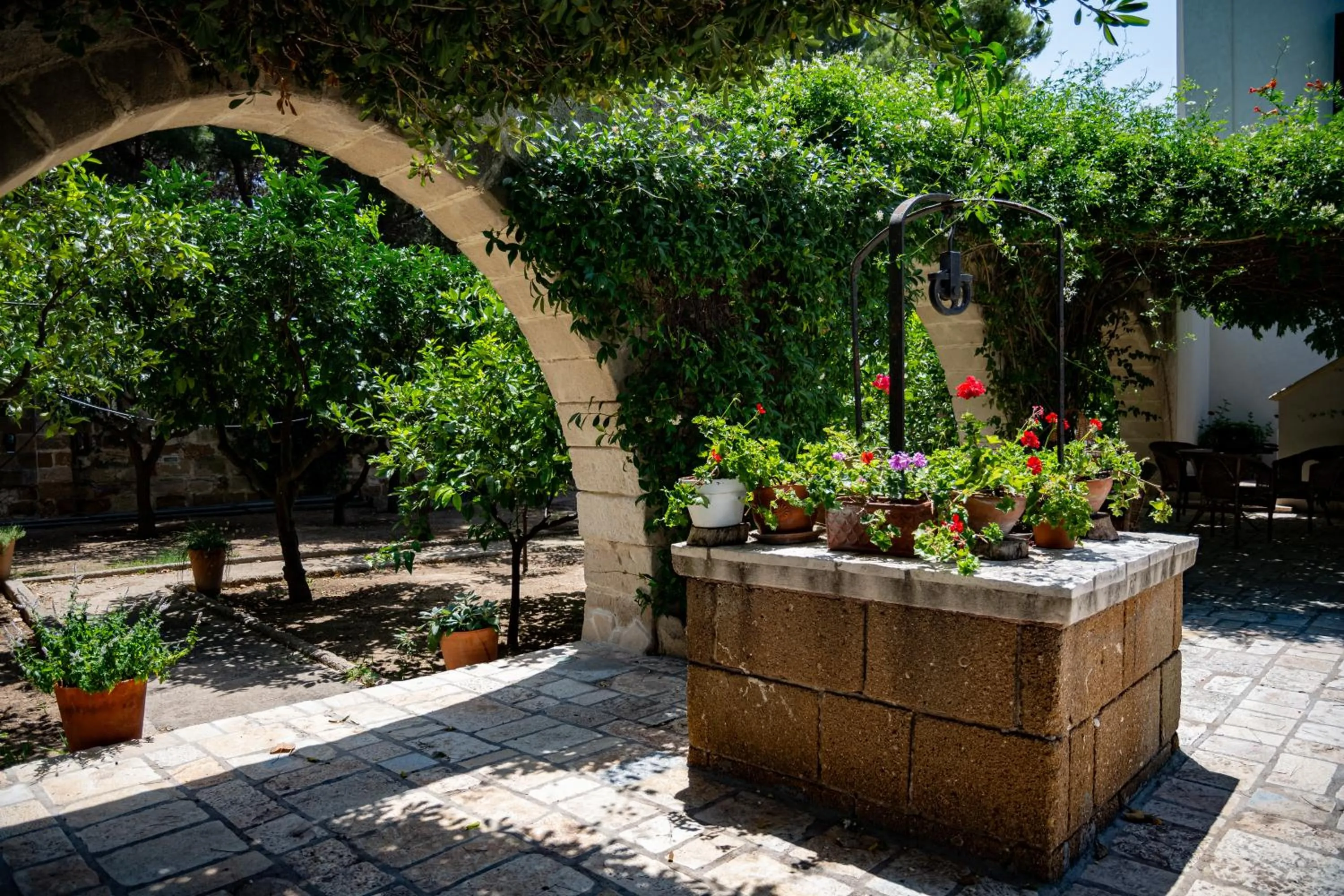 Patio in Antica Casina B&B di Charme