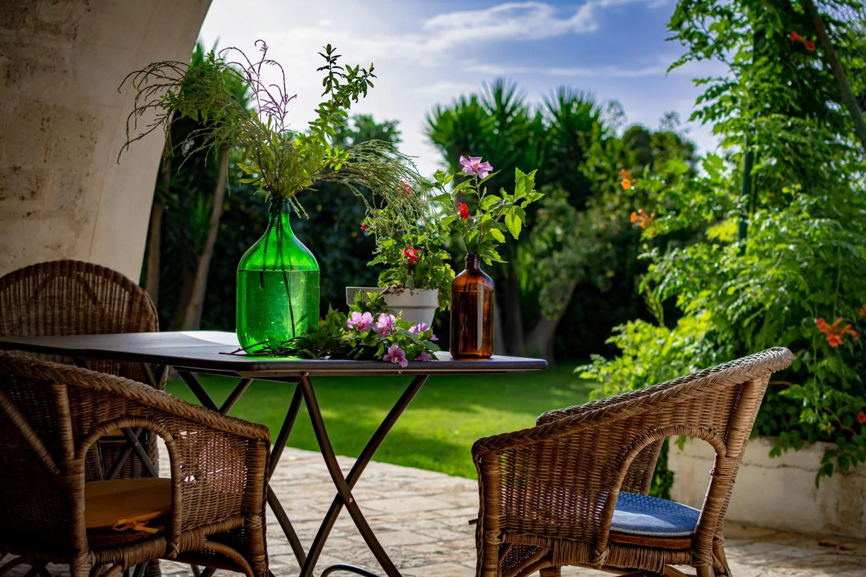 Patio in Antica Casina B&B di Charme