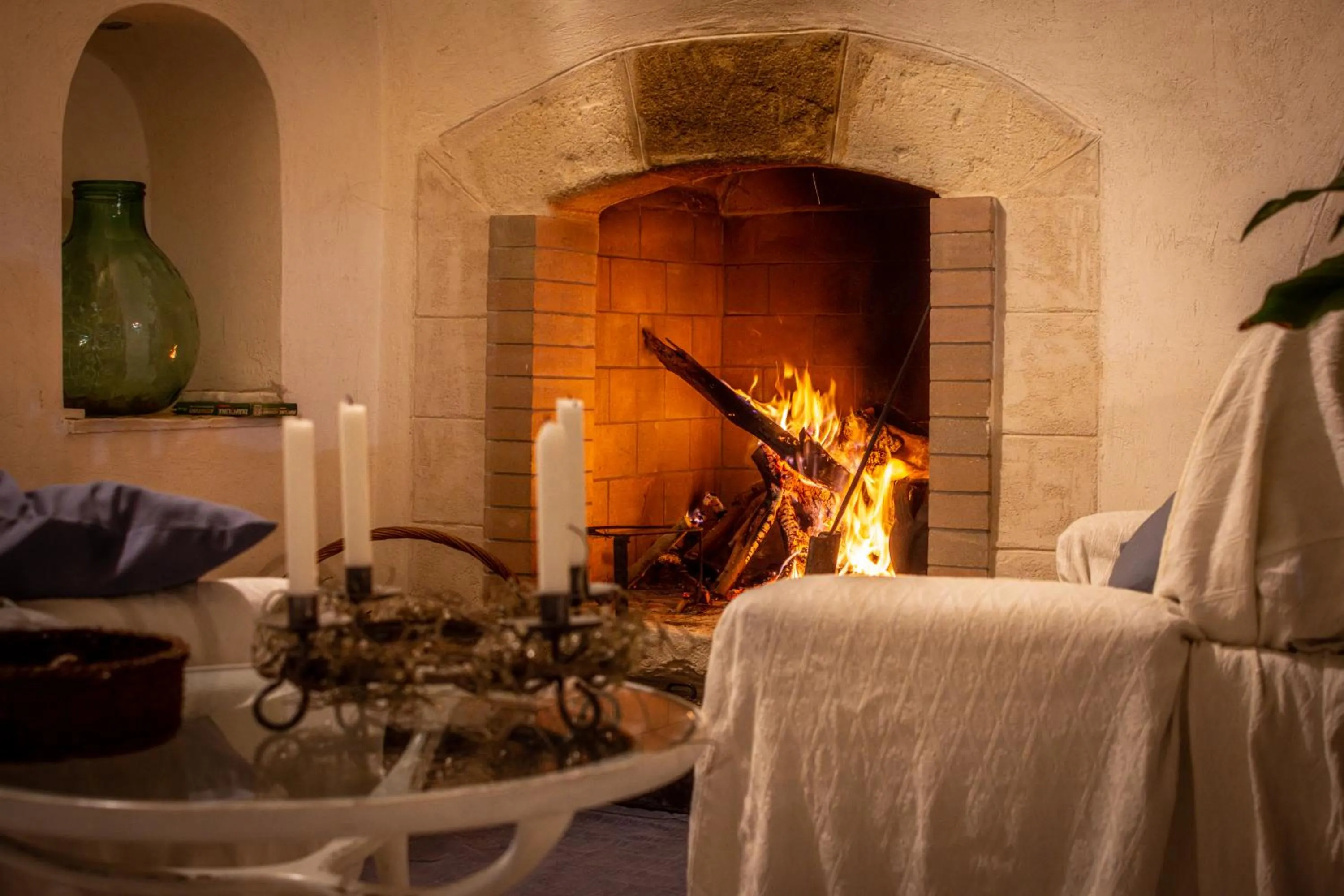 Seating area in Antica Casina B&B di Charme