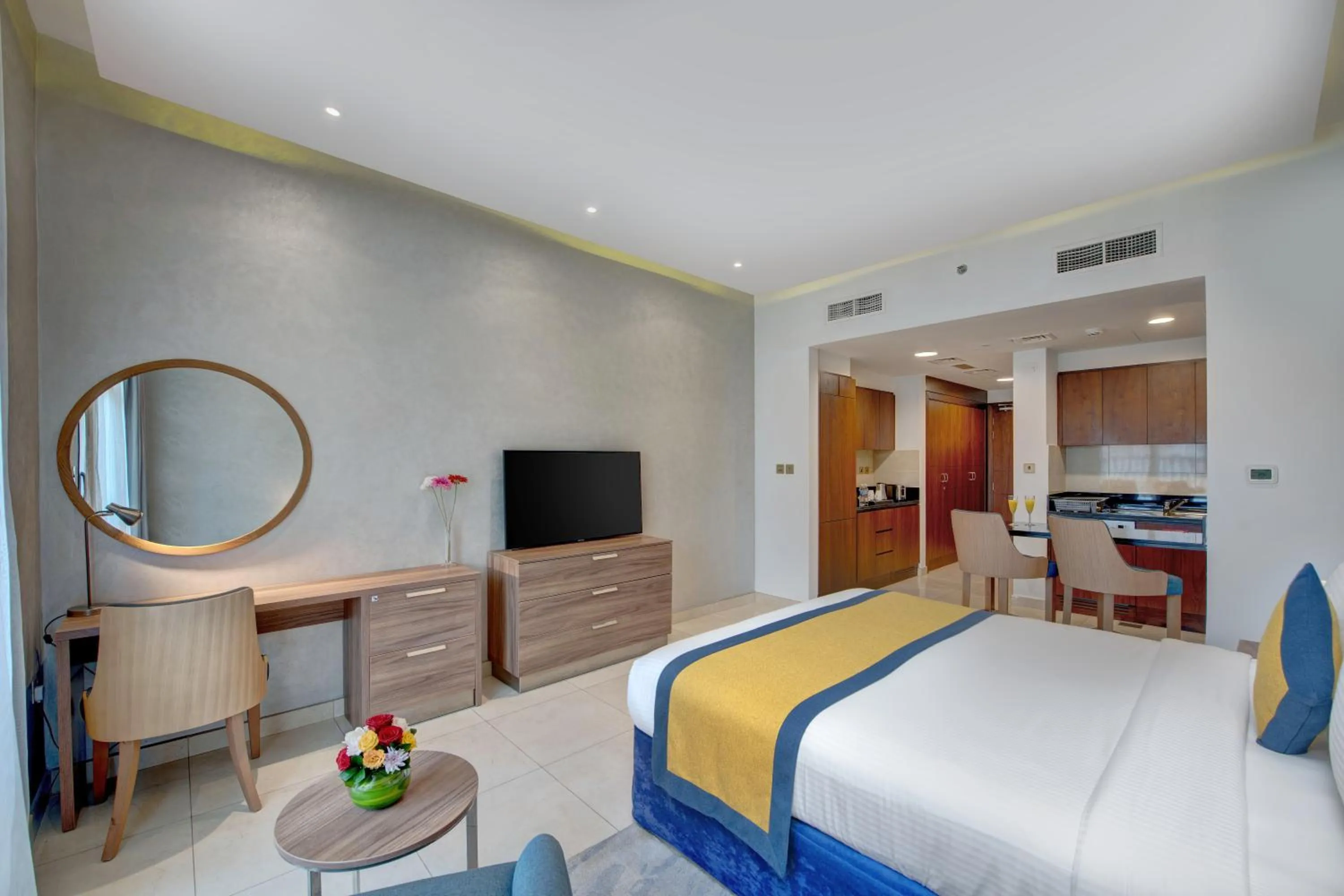 Bedroom, Bed in SUHA Creek Hotel Apartment, Waterfront Jaddaf, Dubai