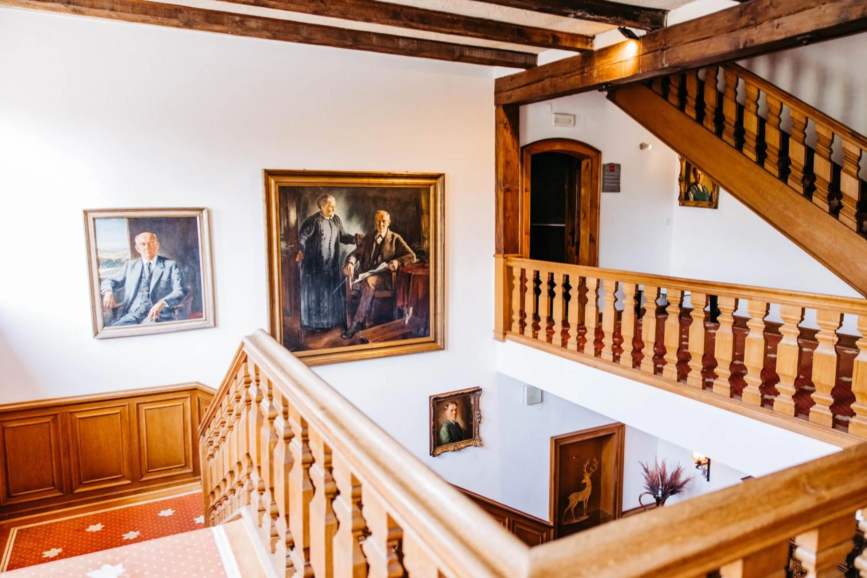 Lobby or reception in Berghotel Hoher Knochen - Ruhe & Natur