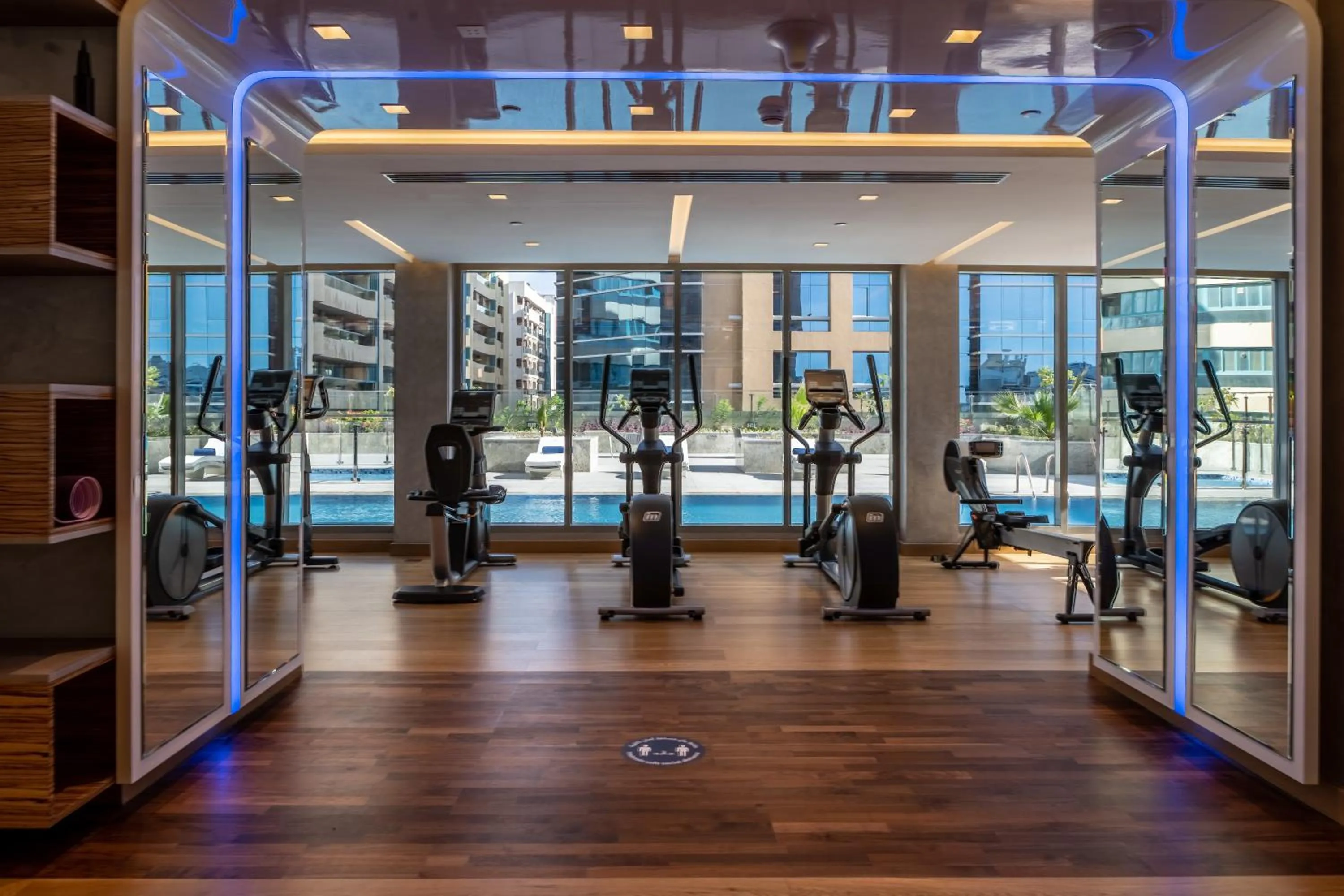 Fitness centre/facilities in SUHA Mina Rashid Hotel Apartments