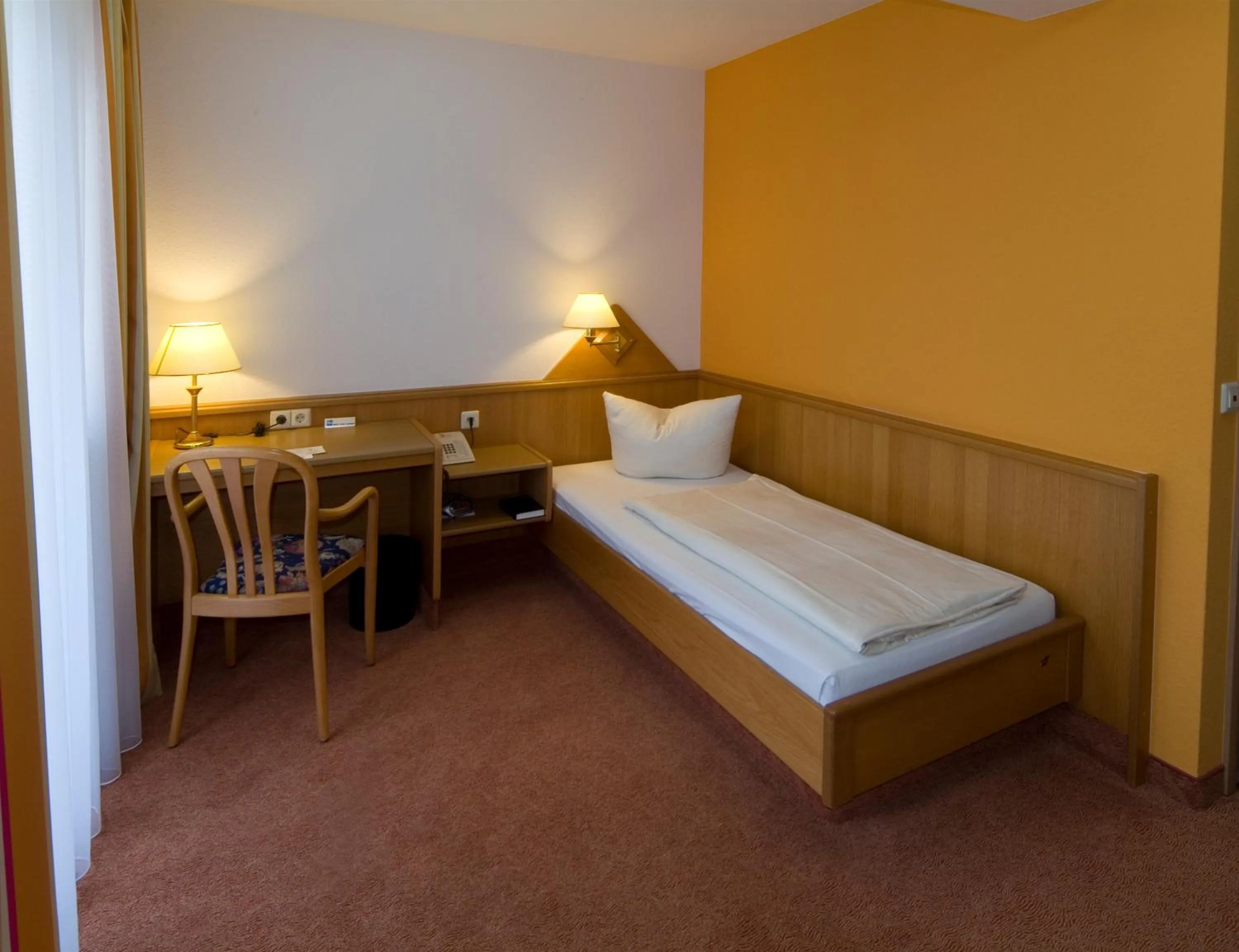 Bed in Hotel Sonneck