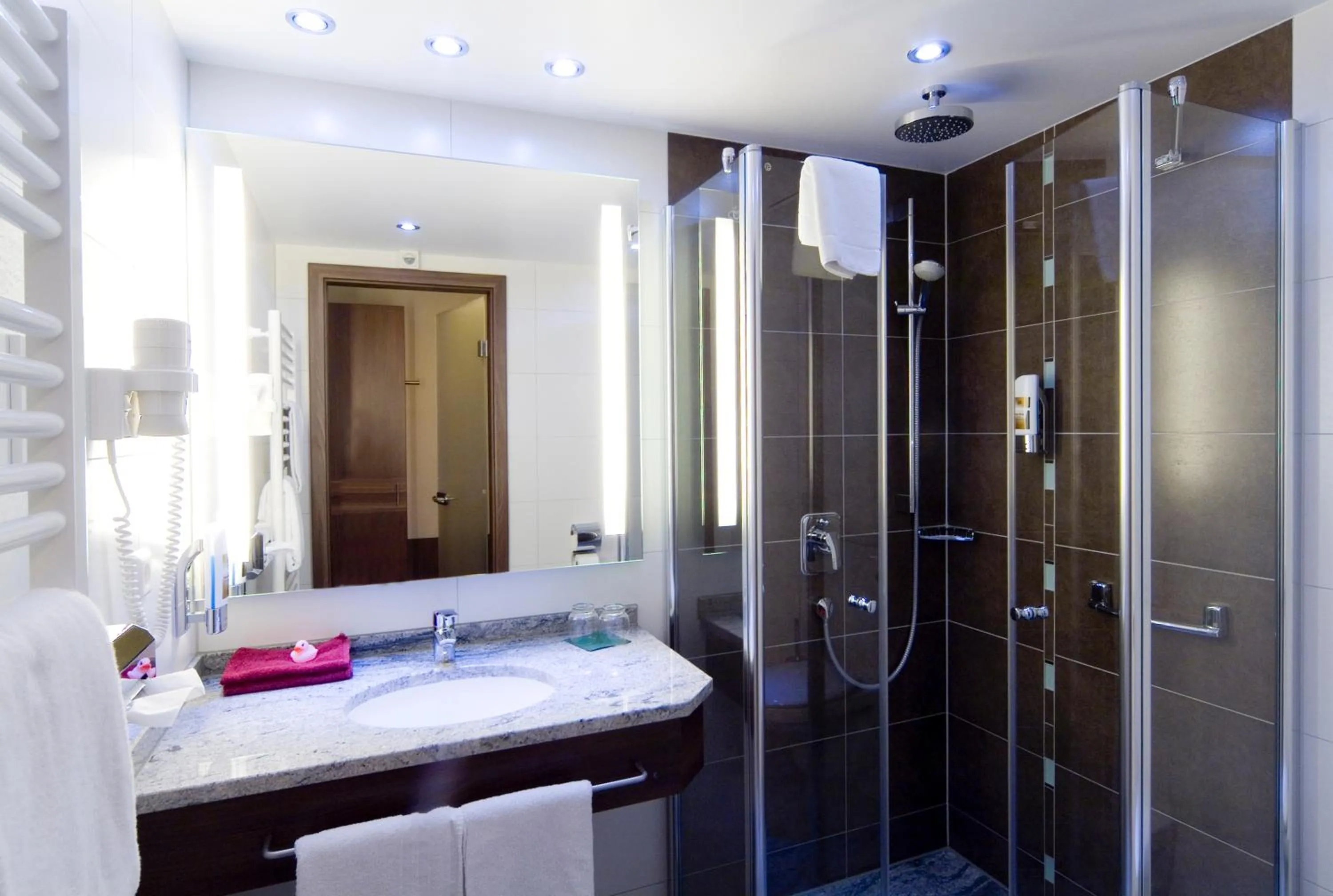 Shower in Hotel Sonneck