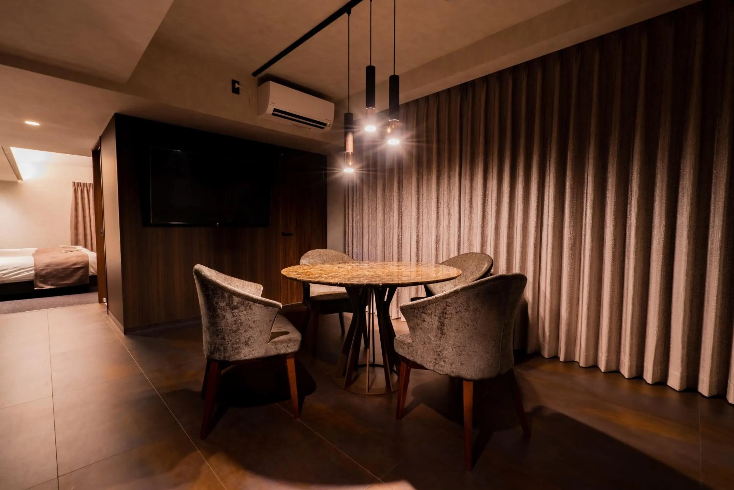 Living room in Randor Hotel Namba Osaka Suites